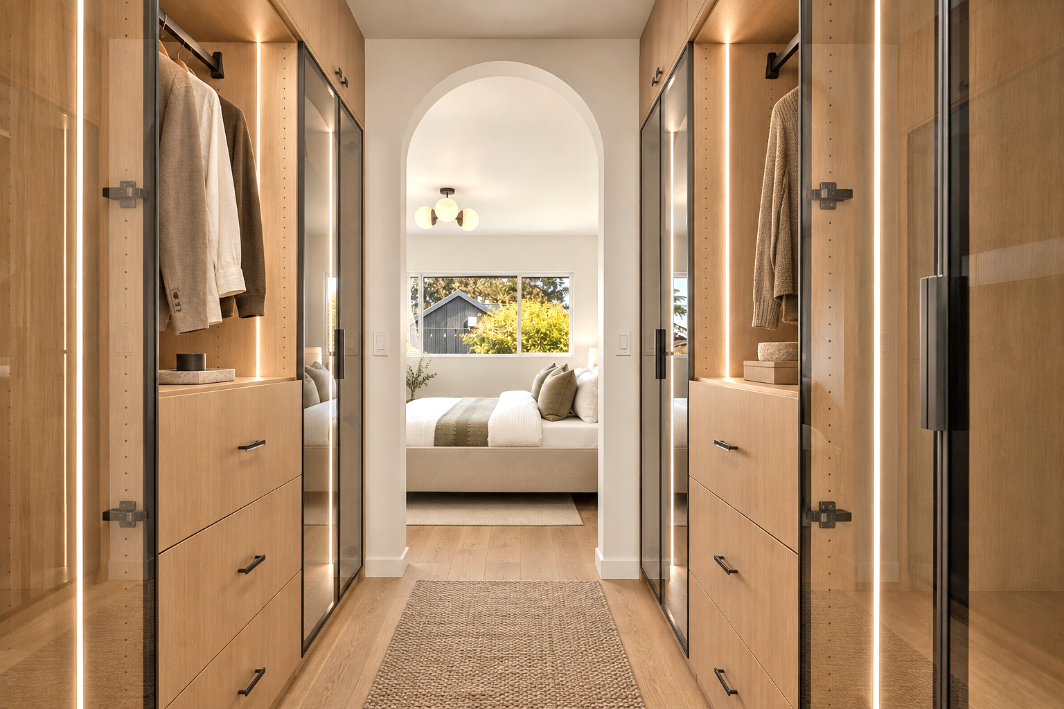 Warm Modern Walk-In Closet to Bedroom.png