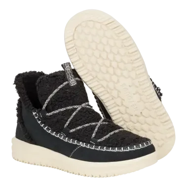 Hey Dude Camden Cozy Black Women's-5.webp