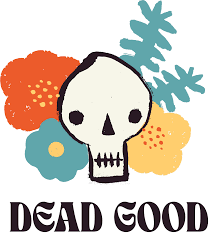 The Dead Good sisters, Katy and Lindsey, are are award-winning creative death workers and arts-based death educators. Based in the North East of England, they help people create modern, sustainable, thoughtful and unique funeral experiences and so mu
