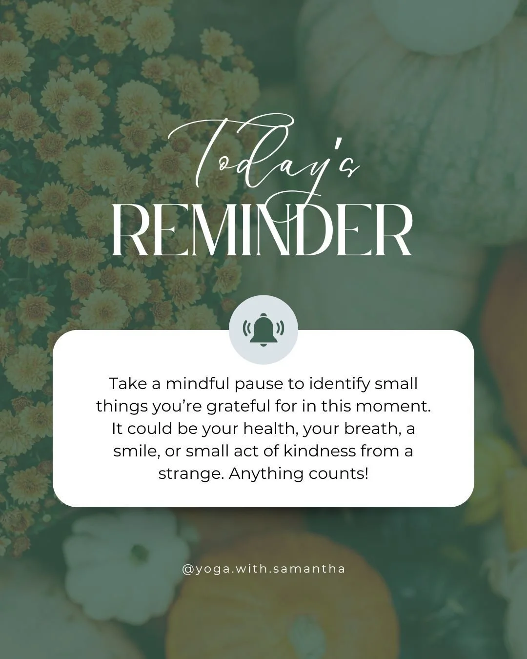 with thanksgiving around the corner, I find myself extra-inspired to connect to gratitude in my mindfulness practice. 💕

today, maybe you take a mindful moment to connect with a few small things you're grateful for ✨

#yogateacher #yogainspiration #