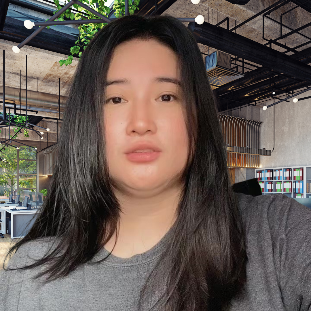 Aivena Mary Libao, Physician Outreach specialist, with long, light brown hair and grey shirt.