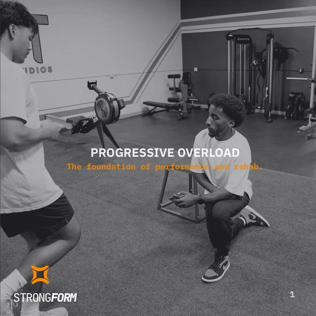 Progressive overload isn’t just for strength training — it’s the foundation of rehab and performance.
Small, planned increases in stress → drive adaptation over time.
That’s how you build resilience that lasts.
Not rand