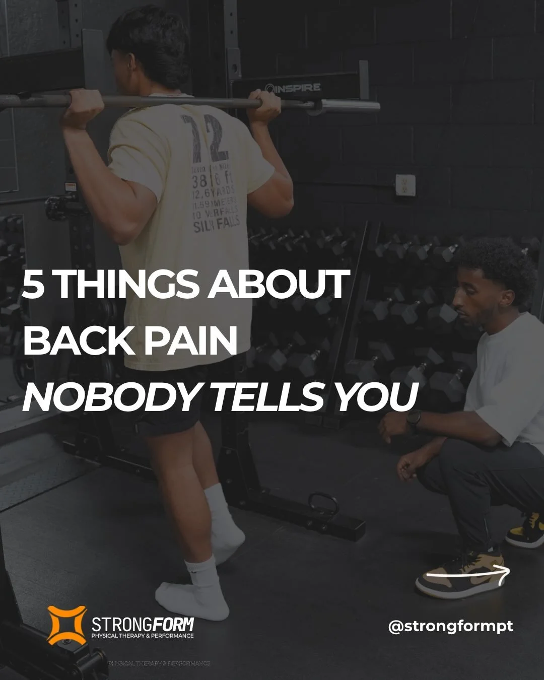 Most back pain has no clear structural cause.
That means the fix isn&rsquo;t found in a diagnosis. It&rsquo;s found in how you move, how you load, and how you recover.

Fear and avoidance keep people stuck longer than the injury itself. Poor sleep ma