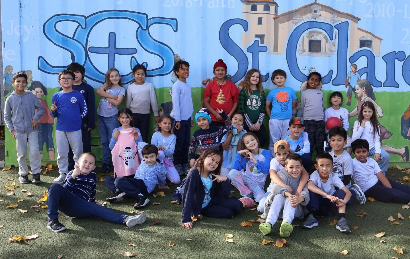 Merry Christmas! 

We hope you dressed in theme-because our students certainly did! 

Our last week of school was Christmas Spirit Week, with each day assigned a different theme. 

Between Grinch-mas, Ugly Sweater Day, Advent Colors Day, and others, 