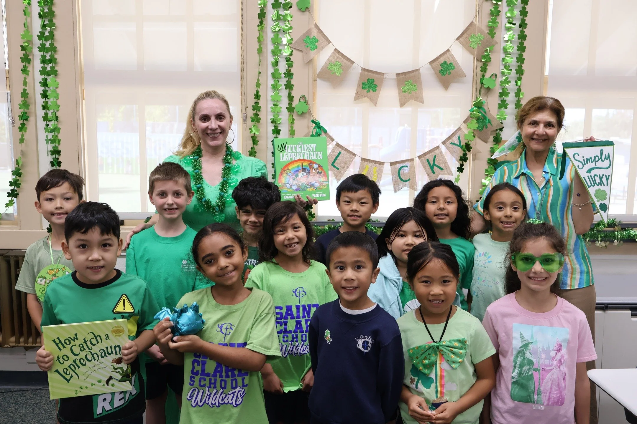 Happy Saint Patrick's Day! 

Donned in their proper green attire, our students spent the day learning about Saint Patrick's ministry, the meaning of the shamrock, Irish culture, and of course-how to catch a leprechaun! #stpatricksday #saintpatrick #g