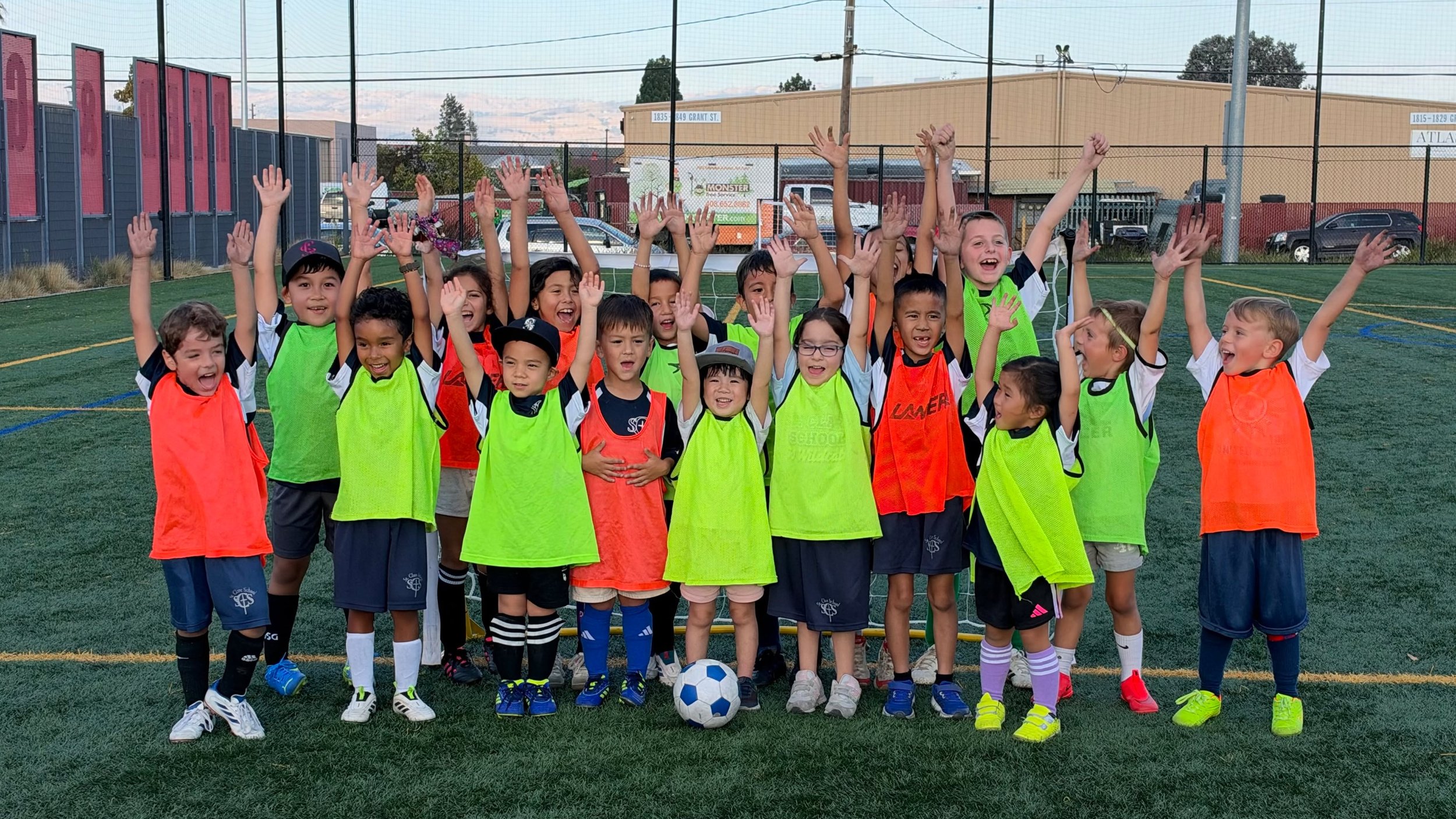 Raise your hands if you love soccer! 

While Saint Clare's sports teams don't start until 5th grade, our sports fun starts much sooner.

With the help of our incredible volunteer coaches, all our grades got the chance to hit the field at our fall soc