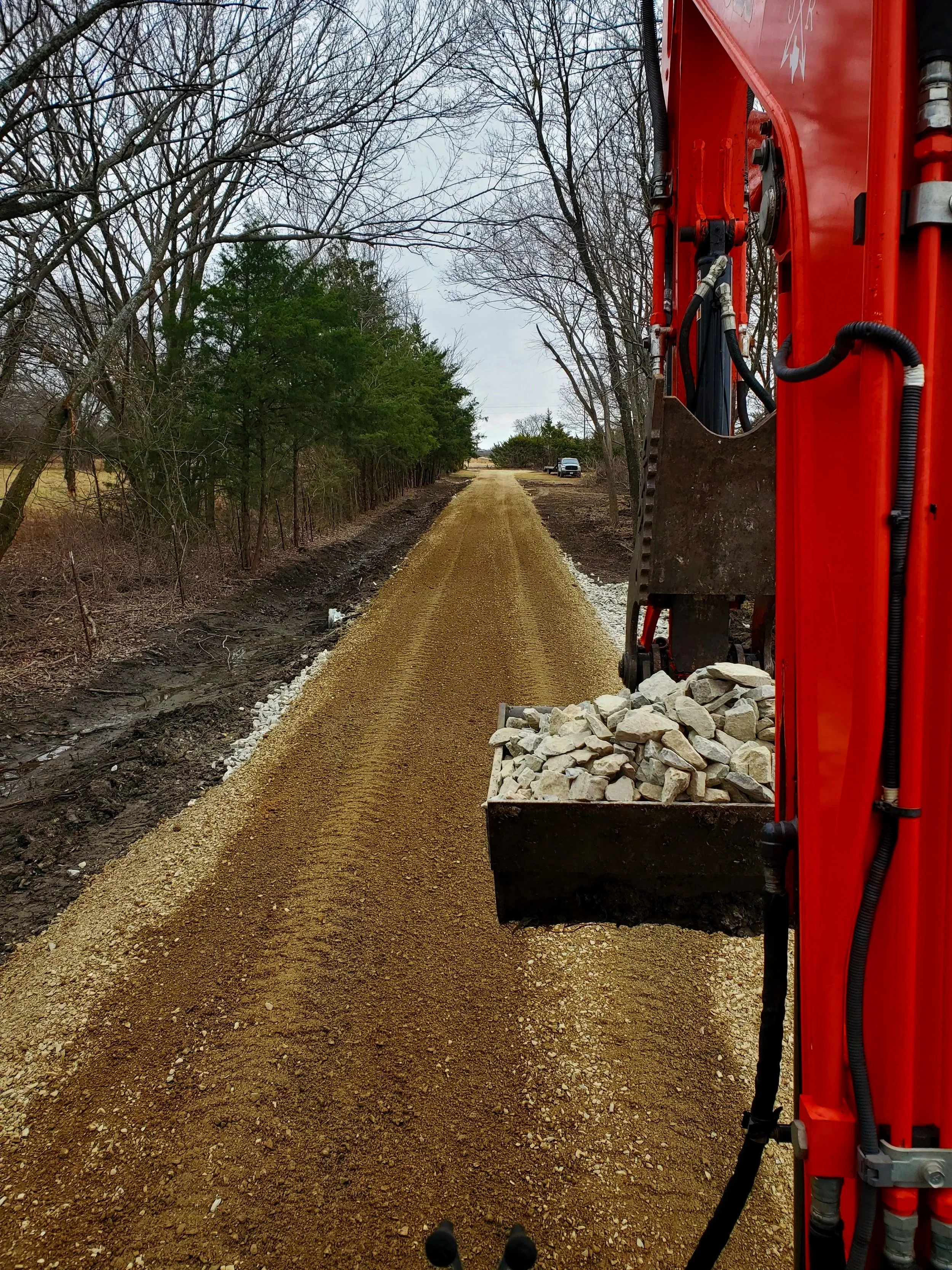 New driveway
