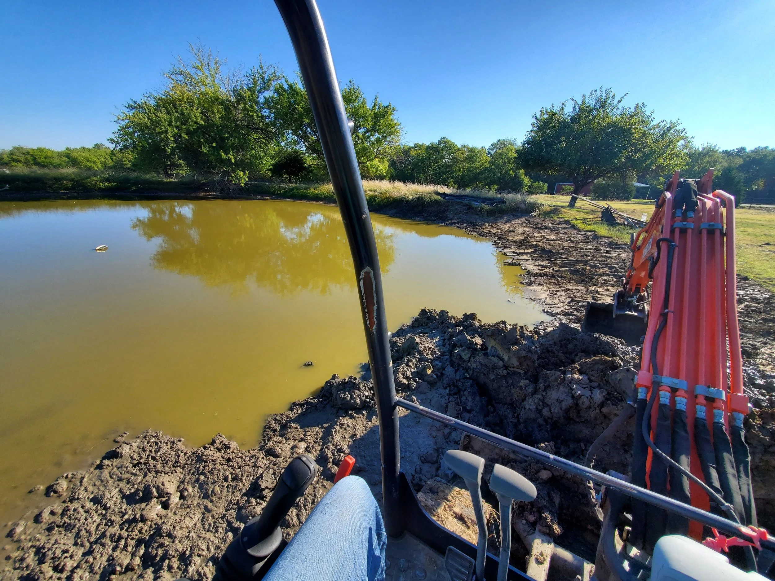 Pond clean out