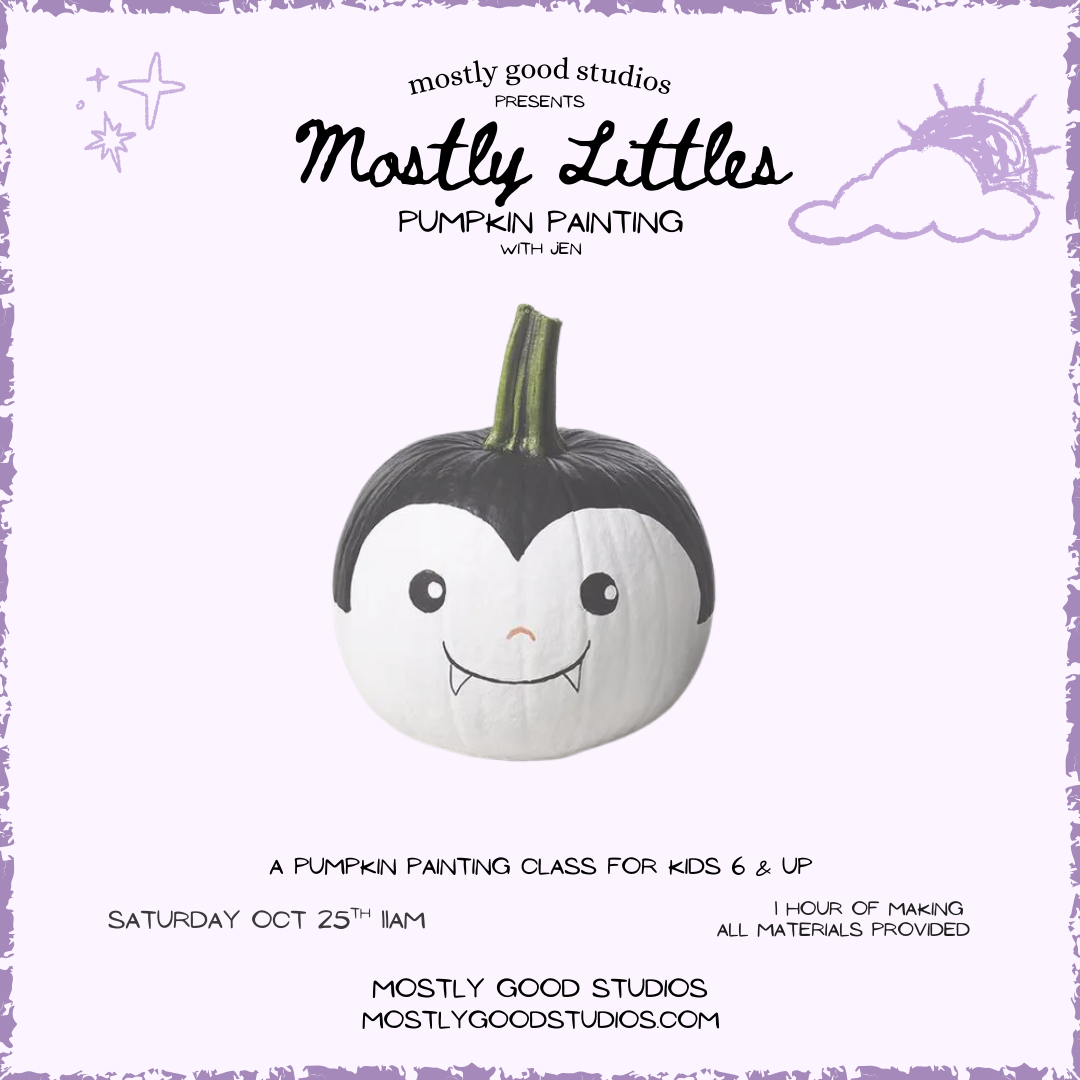 Mostly Littles - Pumpkin Painting