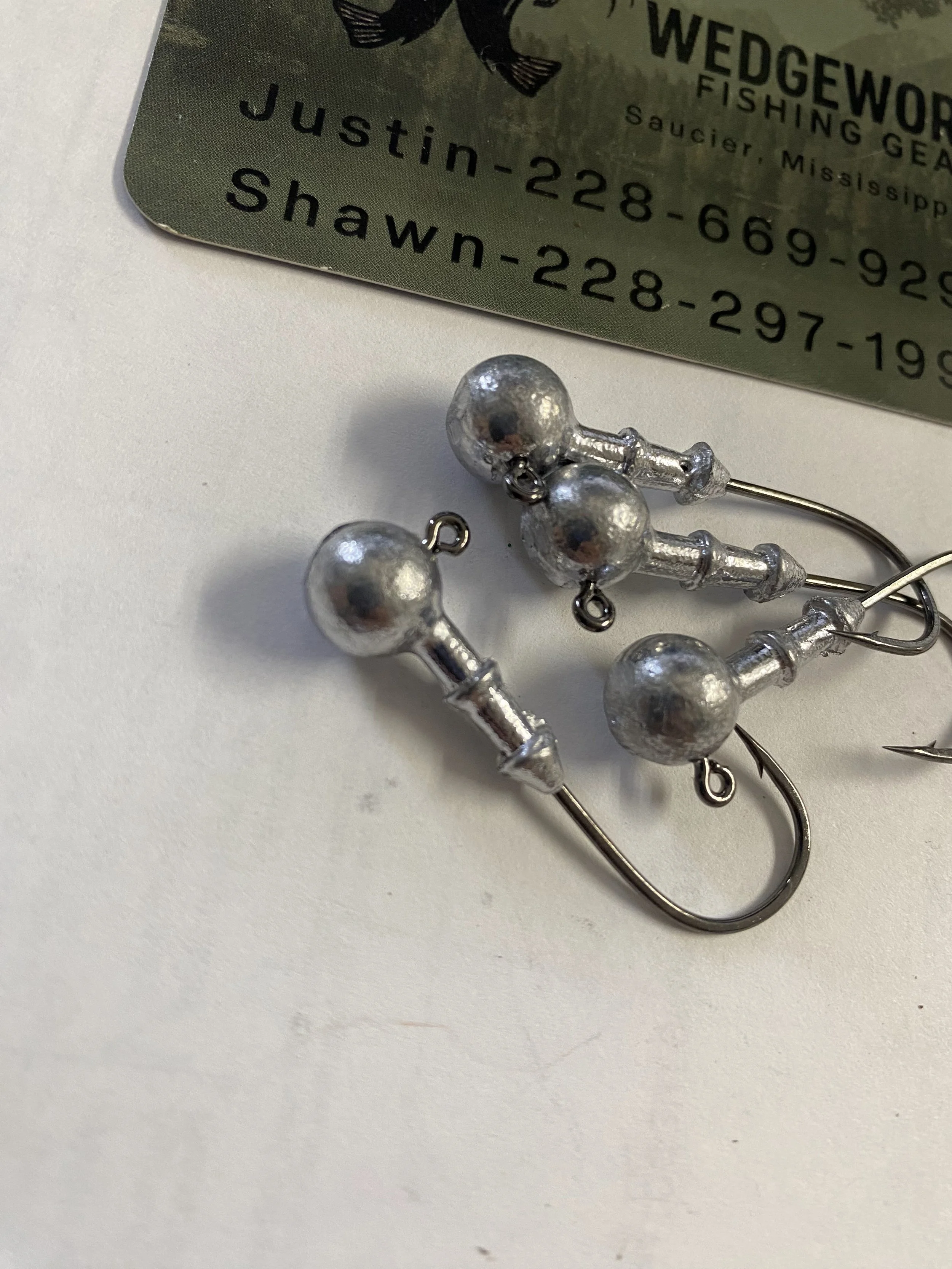 “Un-Coated” Round Head Jig Head