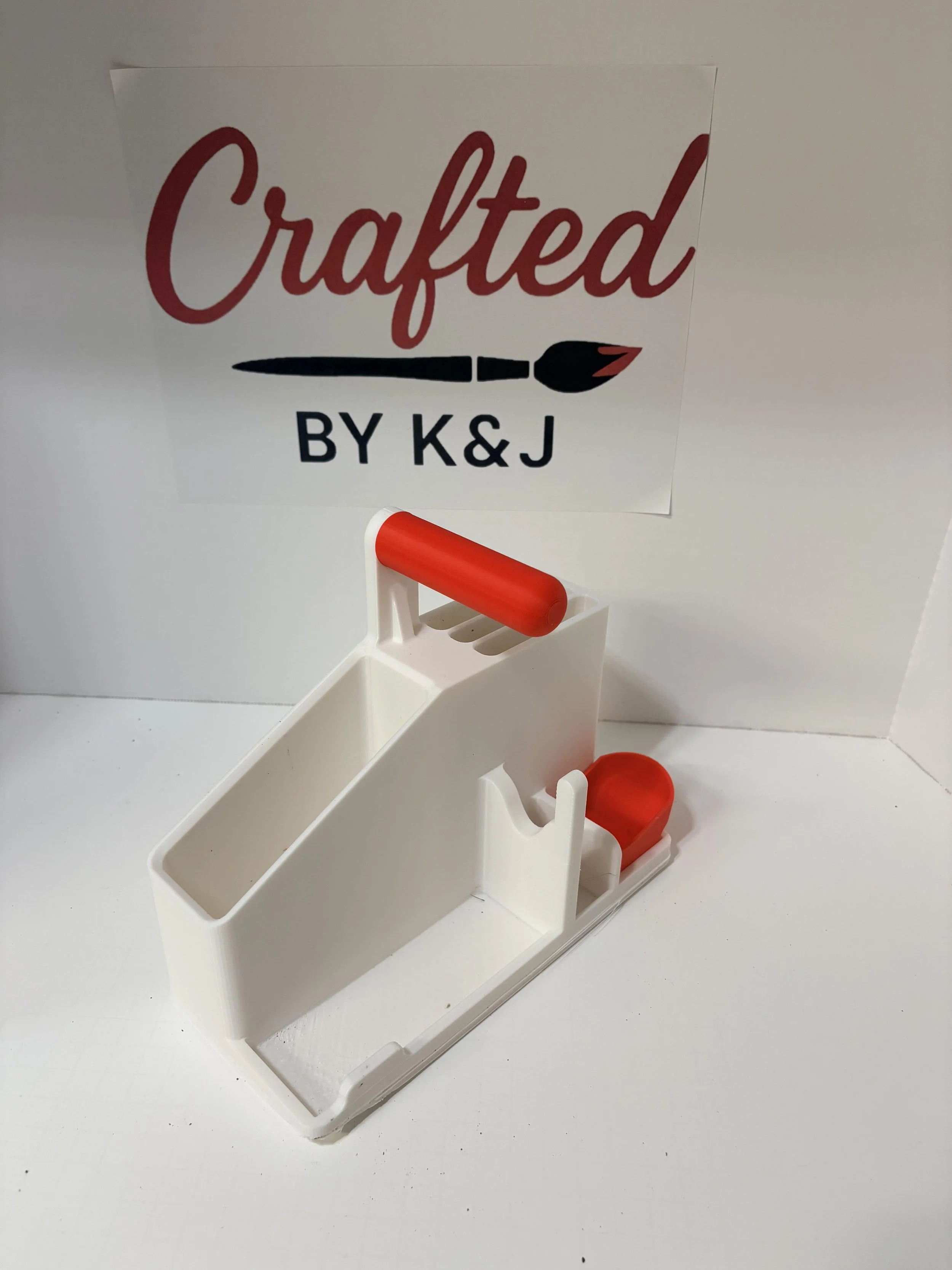 Versatile Glue Gun Storage Unit with Customizable Colors