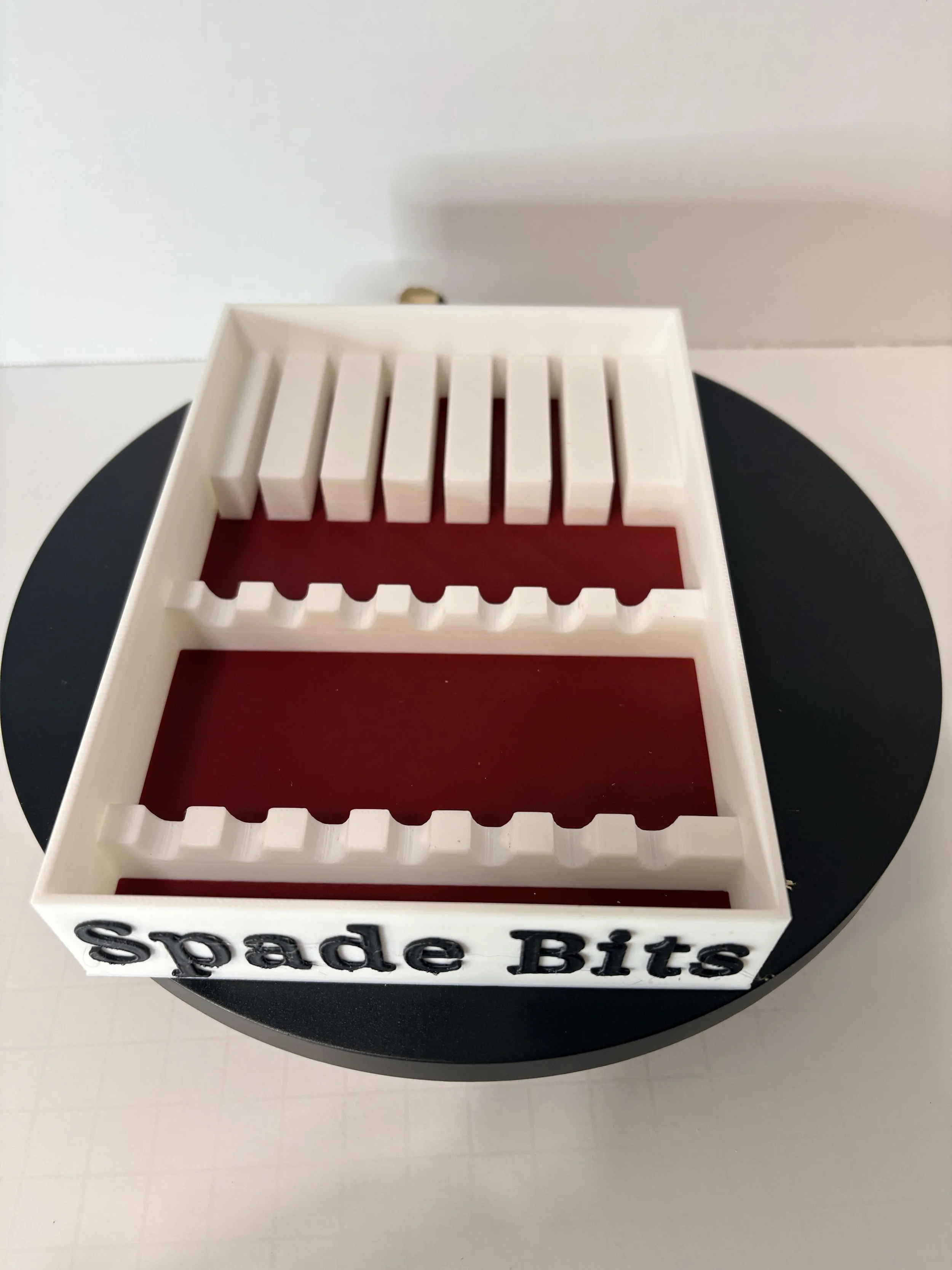 3D Printed Spade Bit Organizer