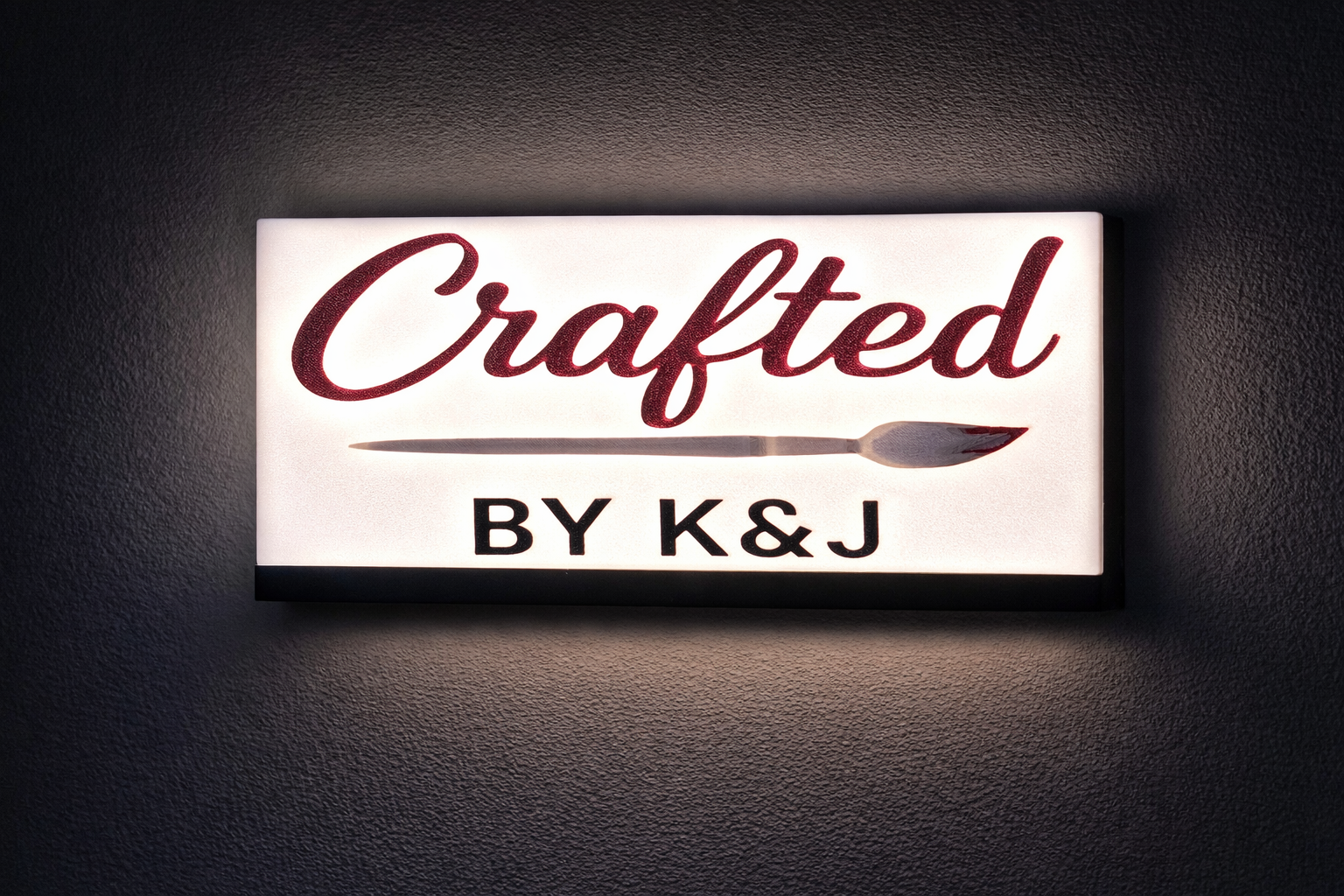 Personalized LED Lightbox Display