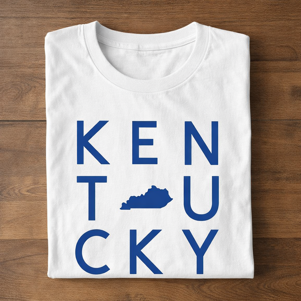 Large Kentucky logo T-shirt White.png