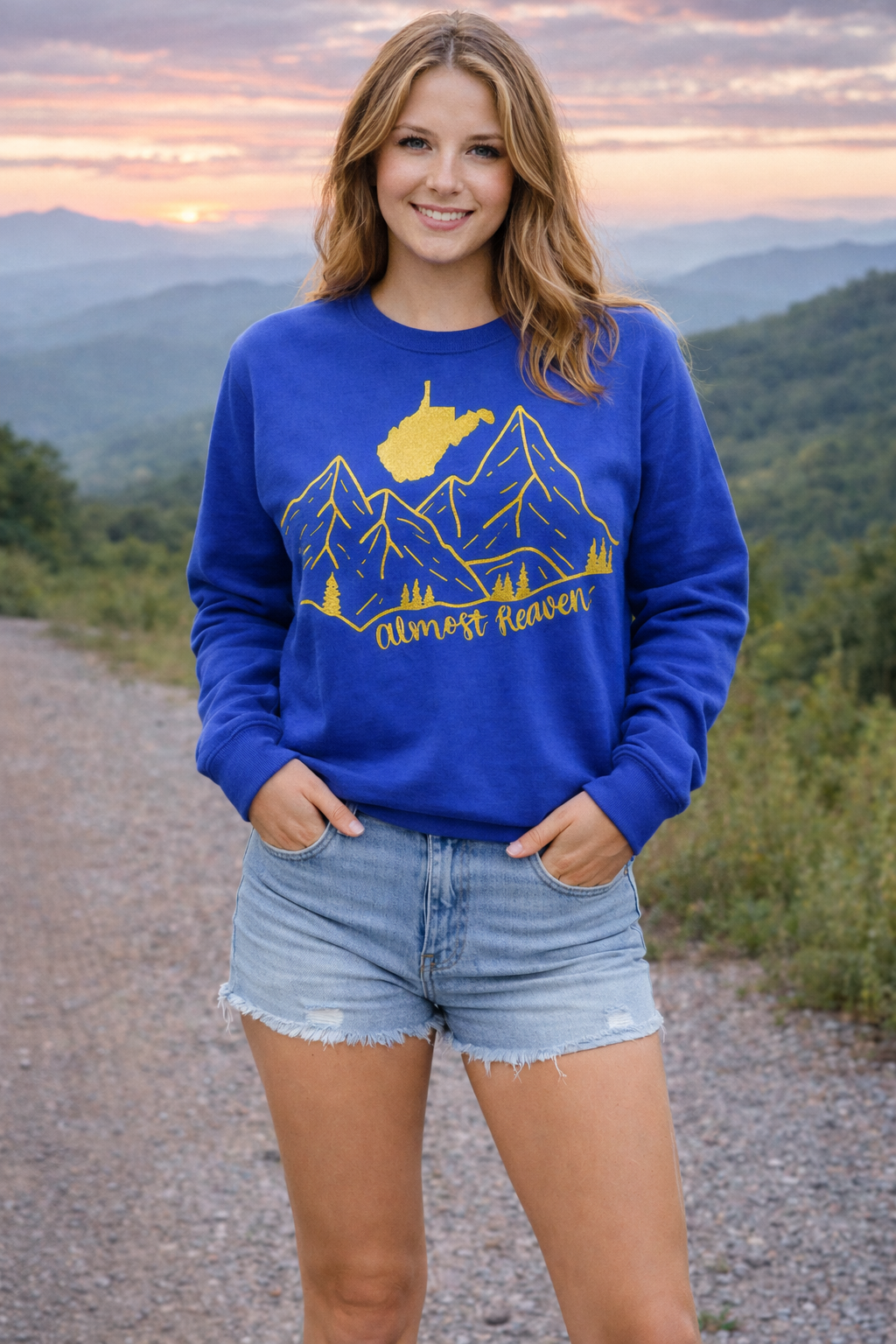 West Virginia Almost Heaven sweatshirt.png