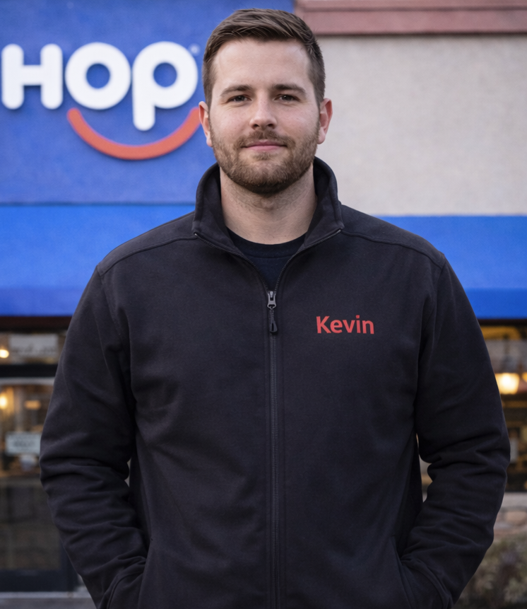 Exclusive IHOP Employee Black Cardigan