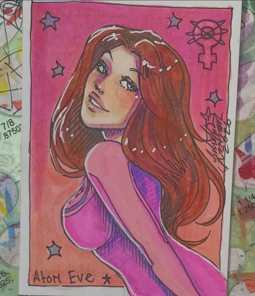Scroll to see some sketch cards I&rsquo;ve been working on!! ⭐️🥳
.
#sketchcard #drawing #sketching