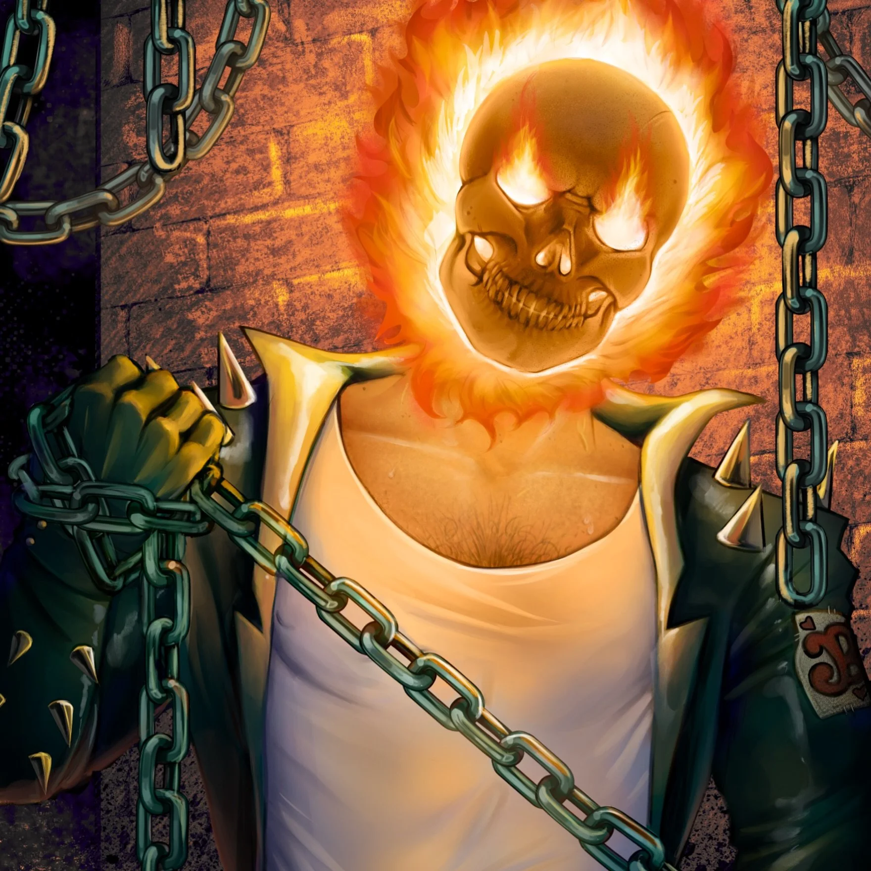 Ghost Rider!! I had fun with this one!! 💀🔥💕
Wanted to make a piece honoring one of the announcements made in hall H at SDCC!!
Gave him some little items from other movies Ryan Gosling is in!

#ghostrider #hallh #ryangosling #barbie #marvel