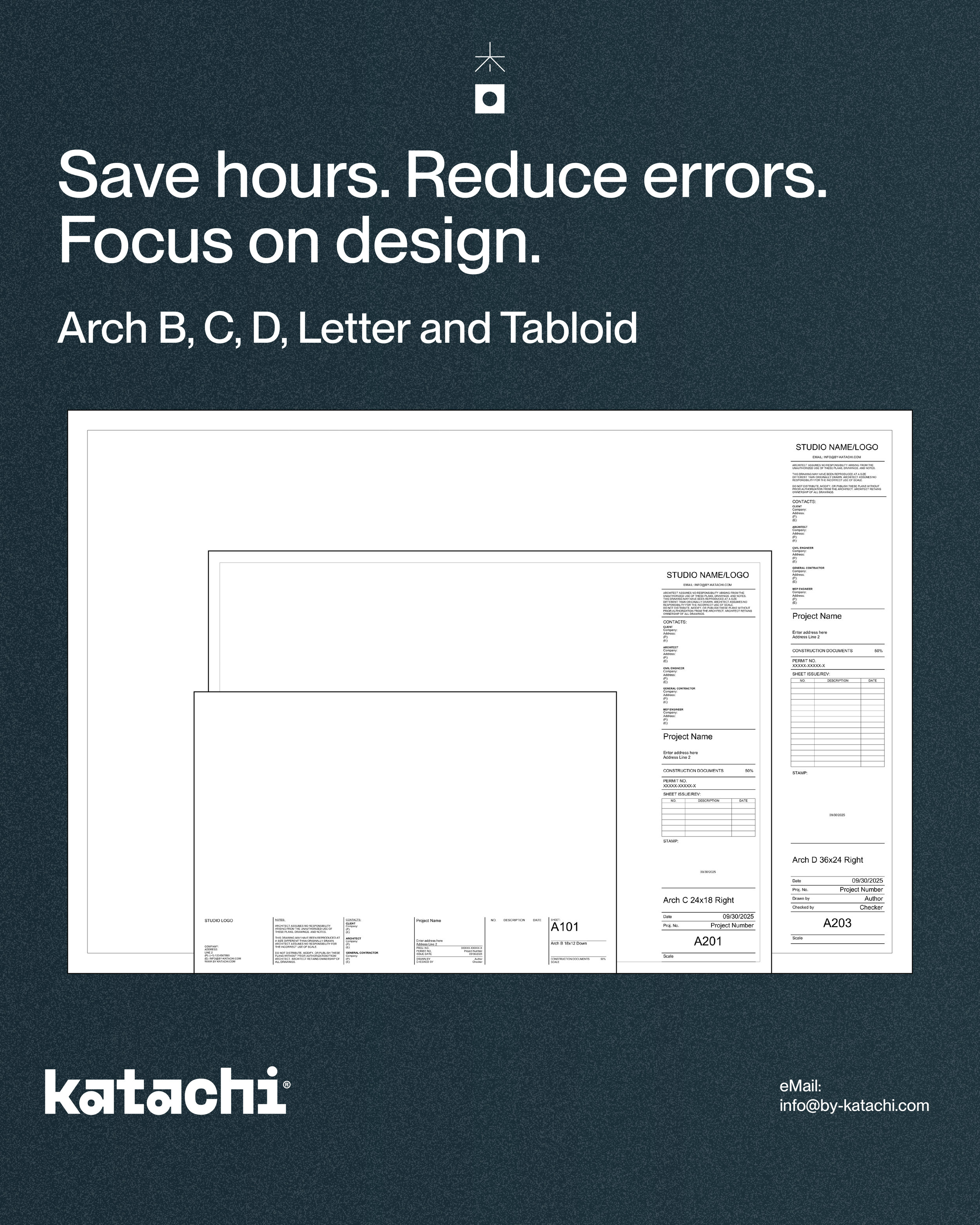 Katachi Studio Title Blocks