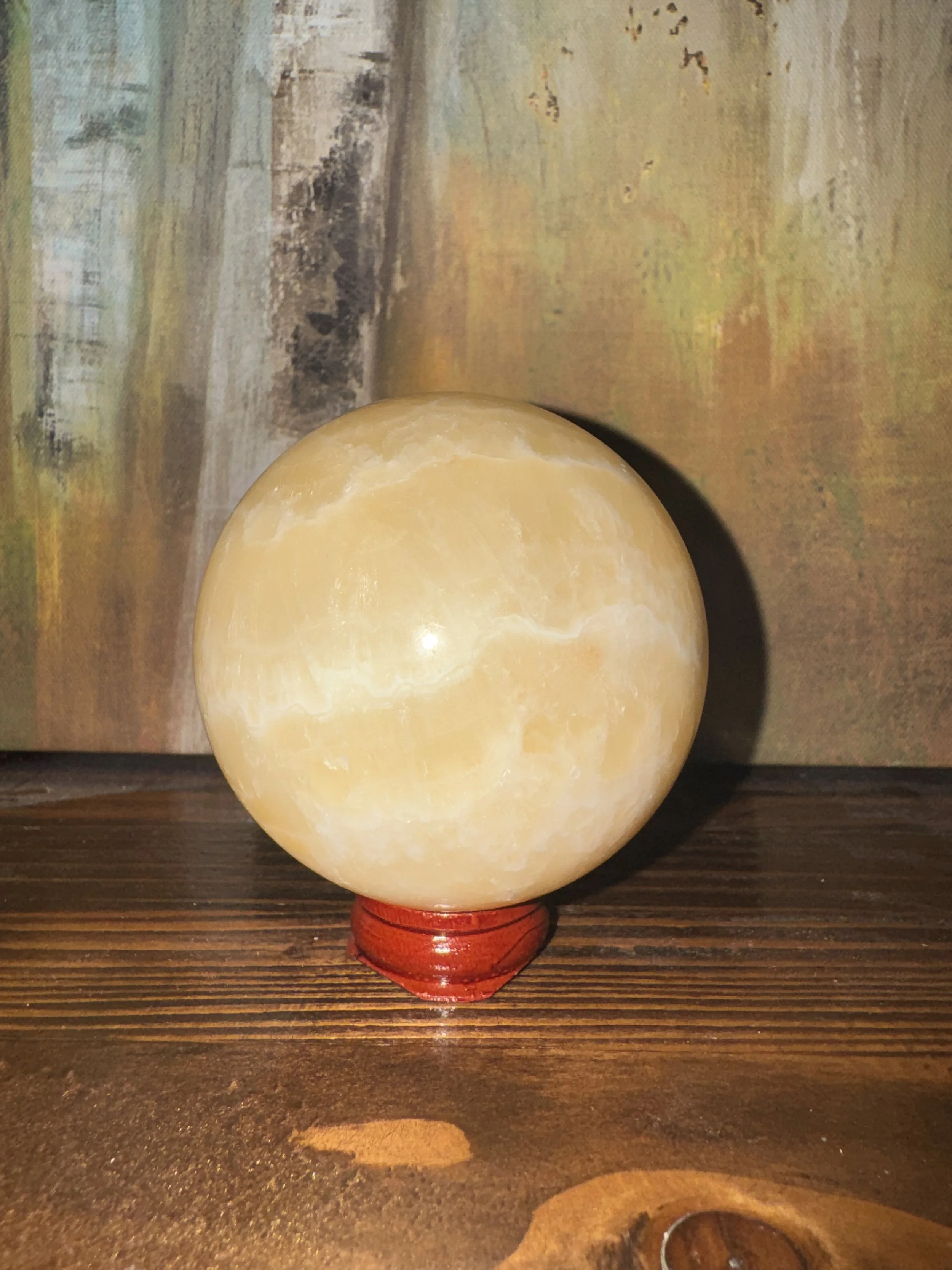 Yellow Calcite Sphere