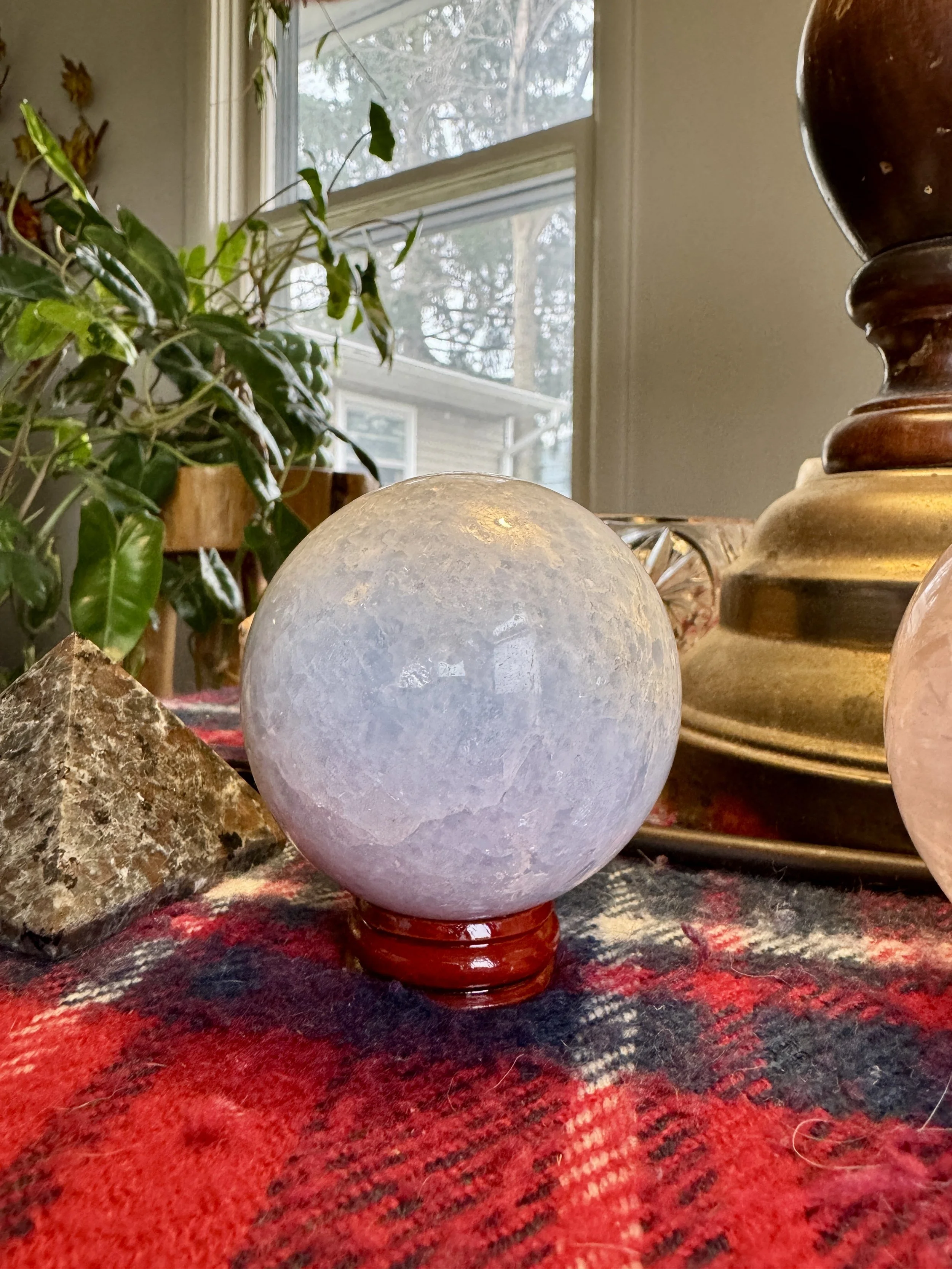 2.5" Blue Calcite Sphere