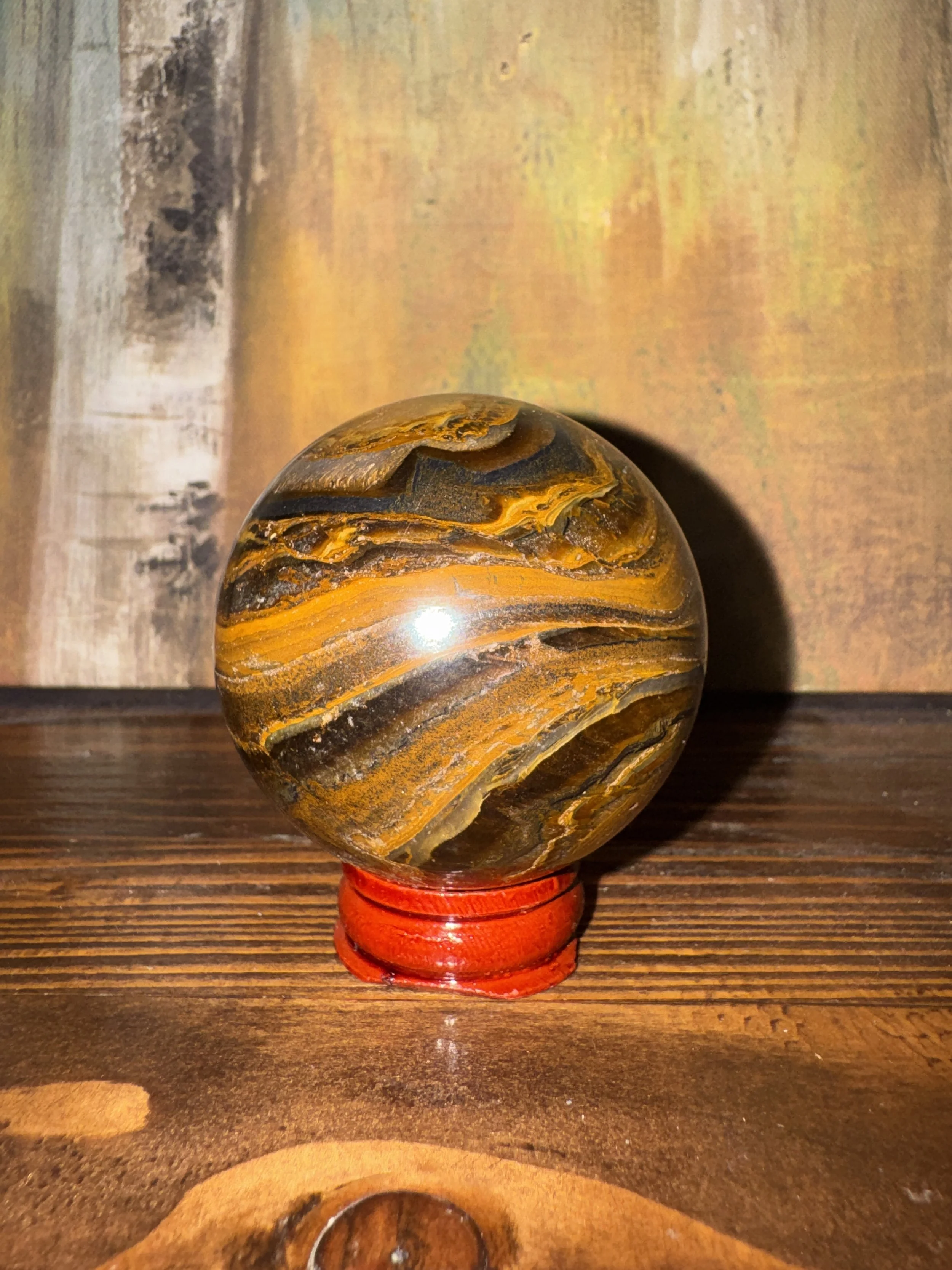 Tiger Eye Sphere