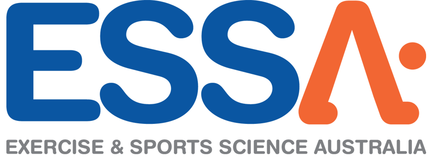 A logo with the text "ESSA" in blue and orange colors.