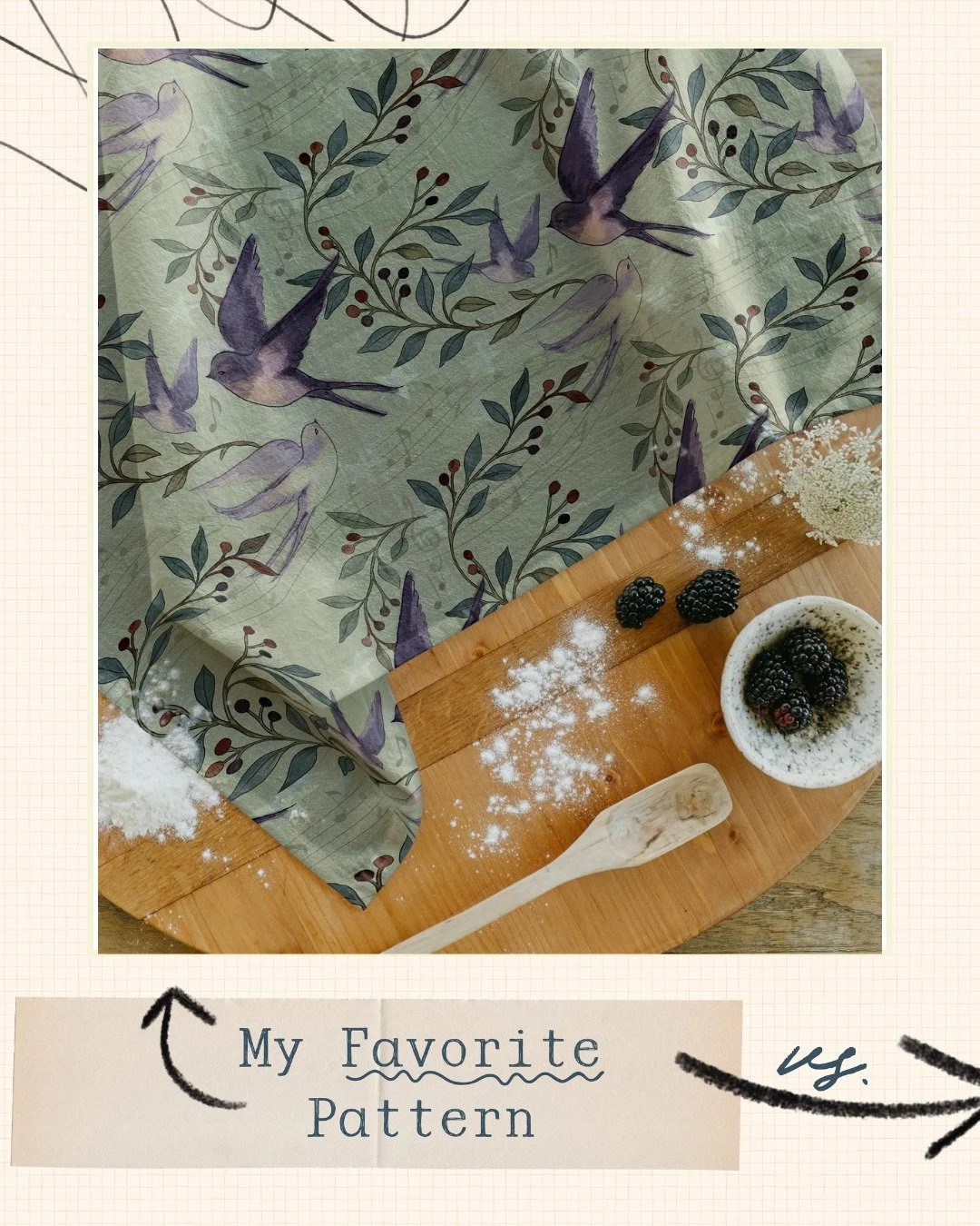 I took Surface Design Immersion with Bonnie Christine in 2024.
Swipe to see where I started &rarr; and one of my favorite designs now. 

I was nervous to commit to the course while working 60+ hours a week in corporate data migration. It felt like a 