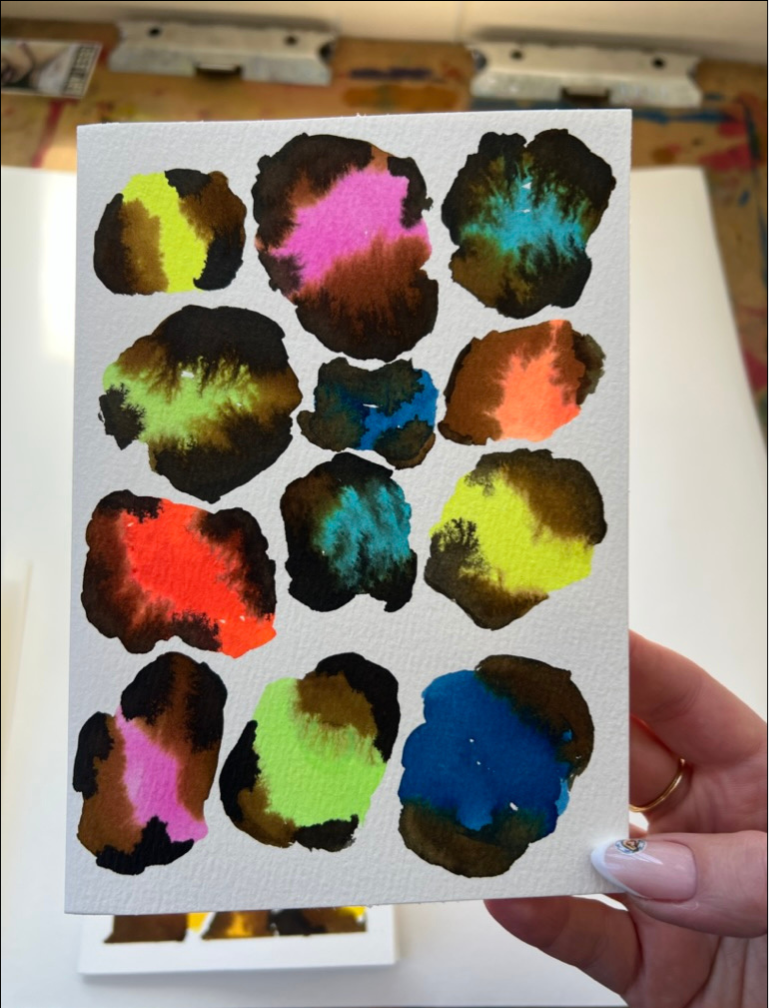 Glitch Leopard Greeting Card