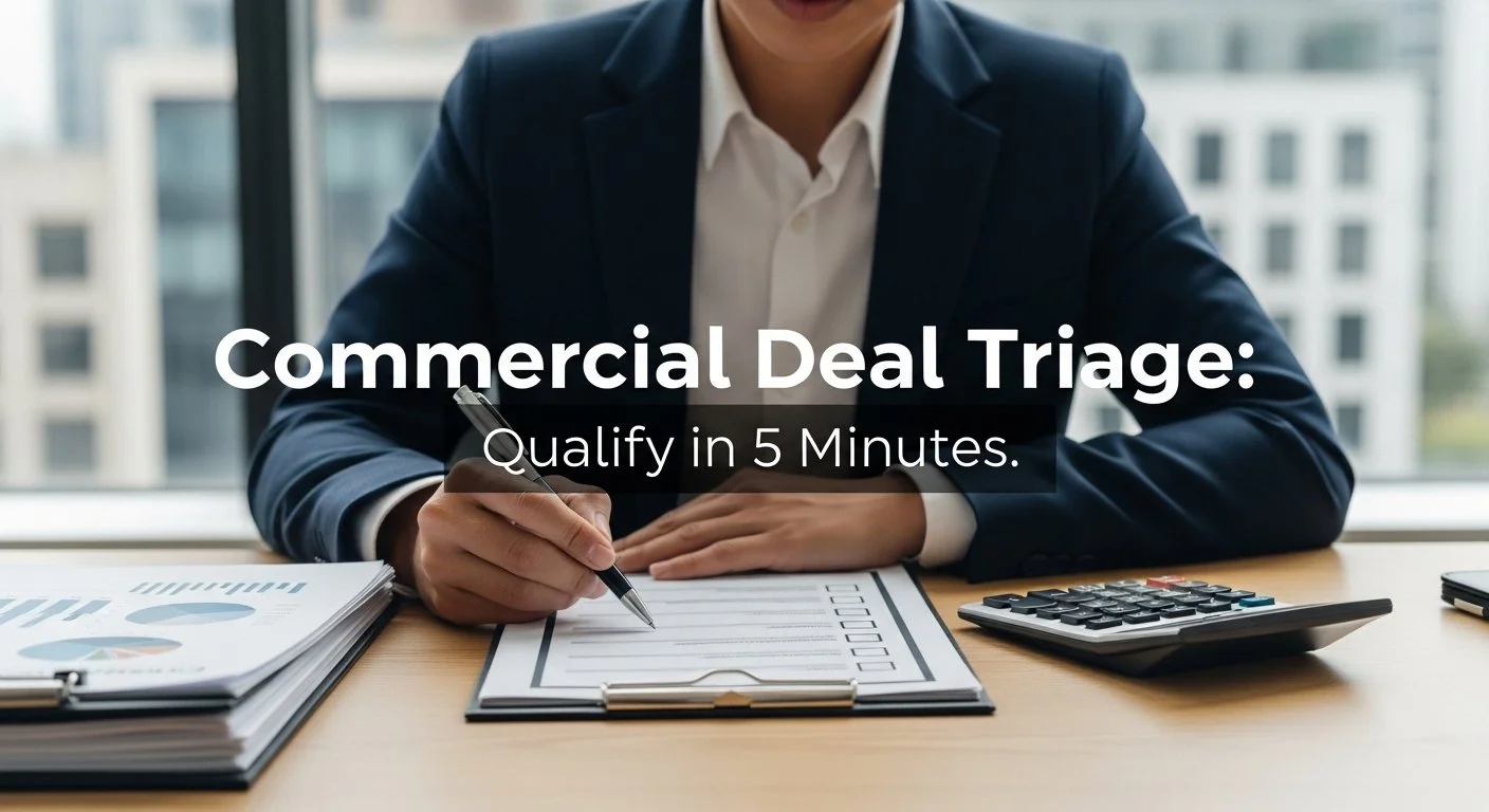 The 5-Minute Commercial Deal Triage That Saves Brokers Hours