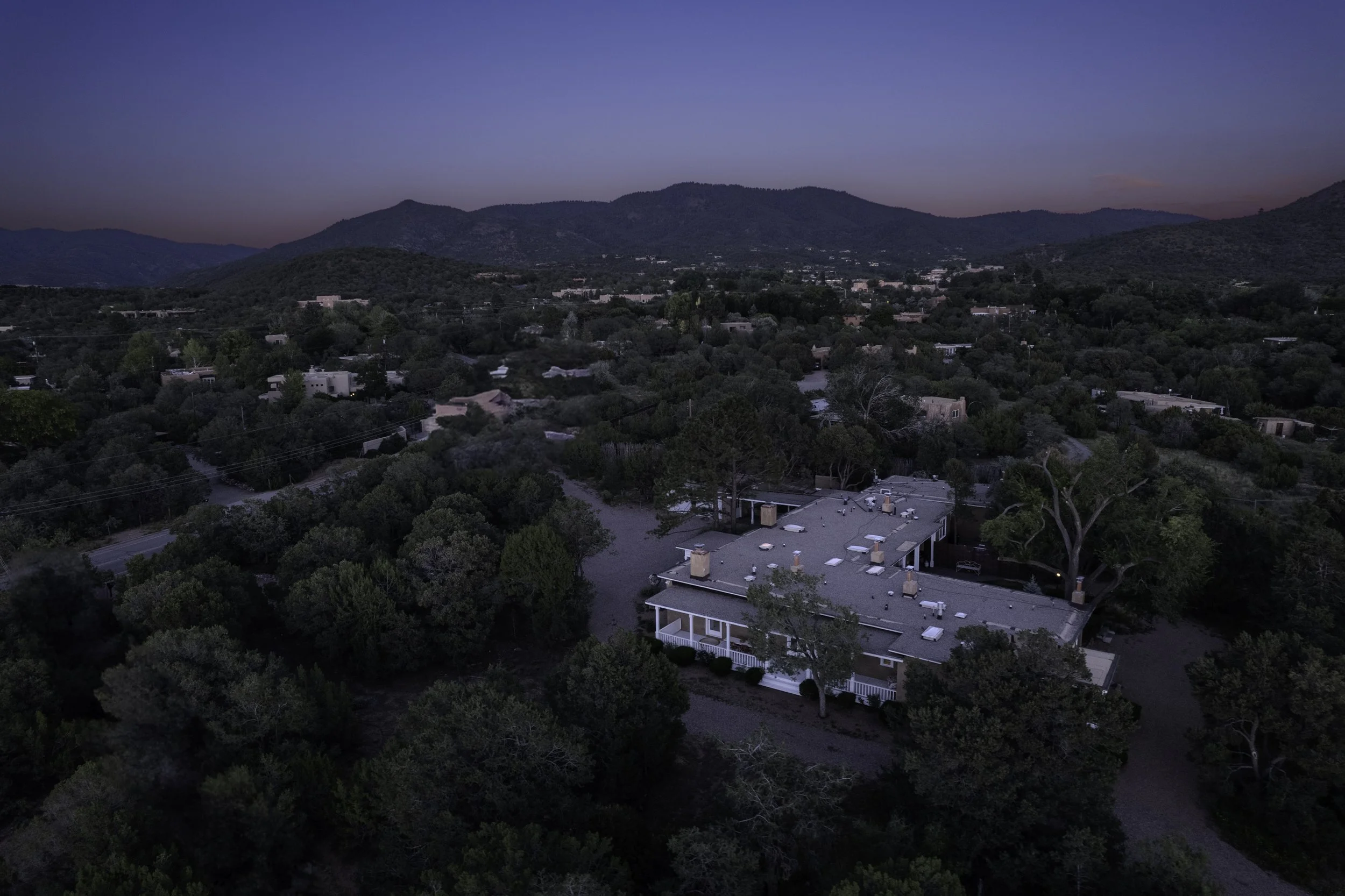 Arial View of Five Acre Property