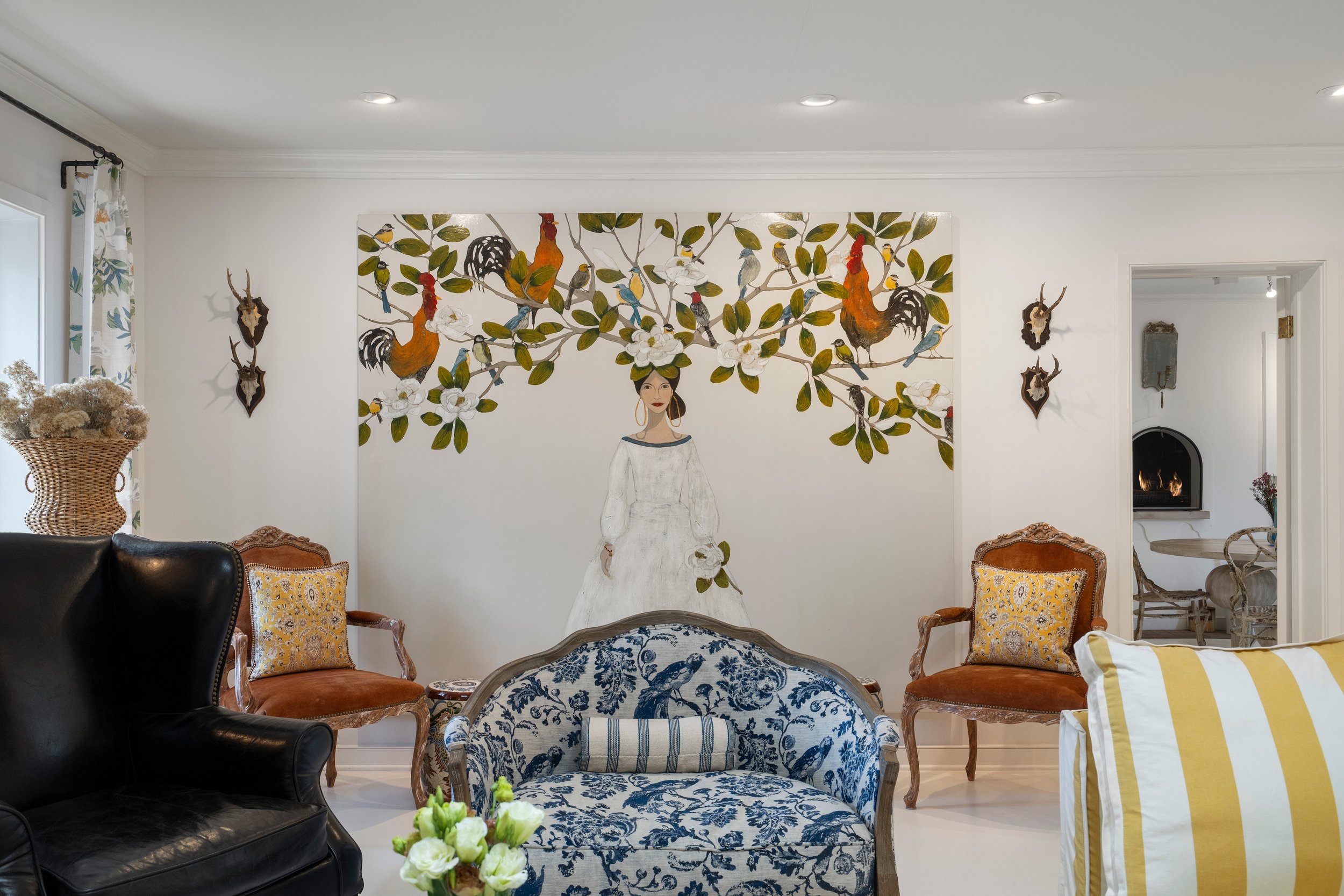 Family Room Looking into Dining Room