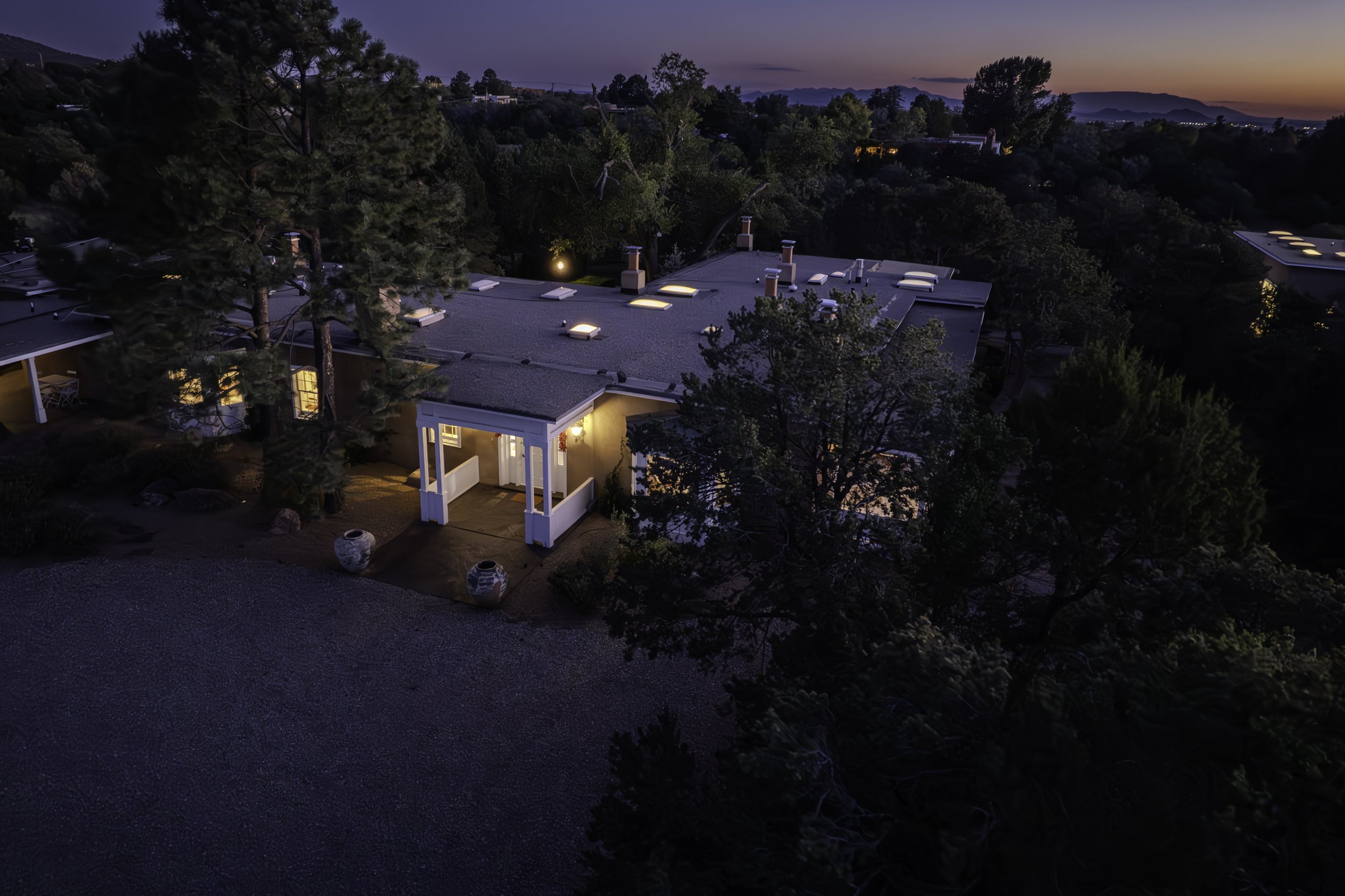 Arial of Home Showing Territorial Architecture