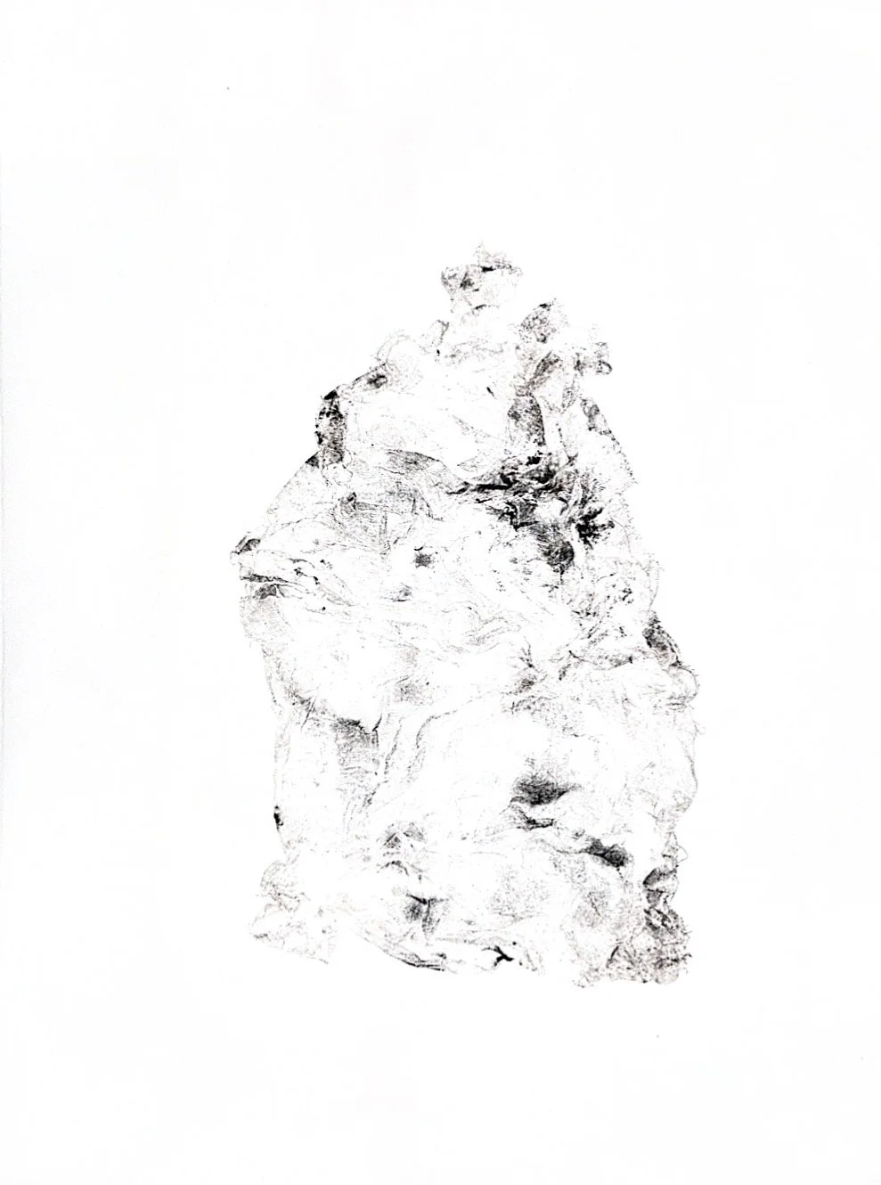 Autumn Wittebort, Cheese Touch 8, collagraph, 2025