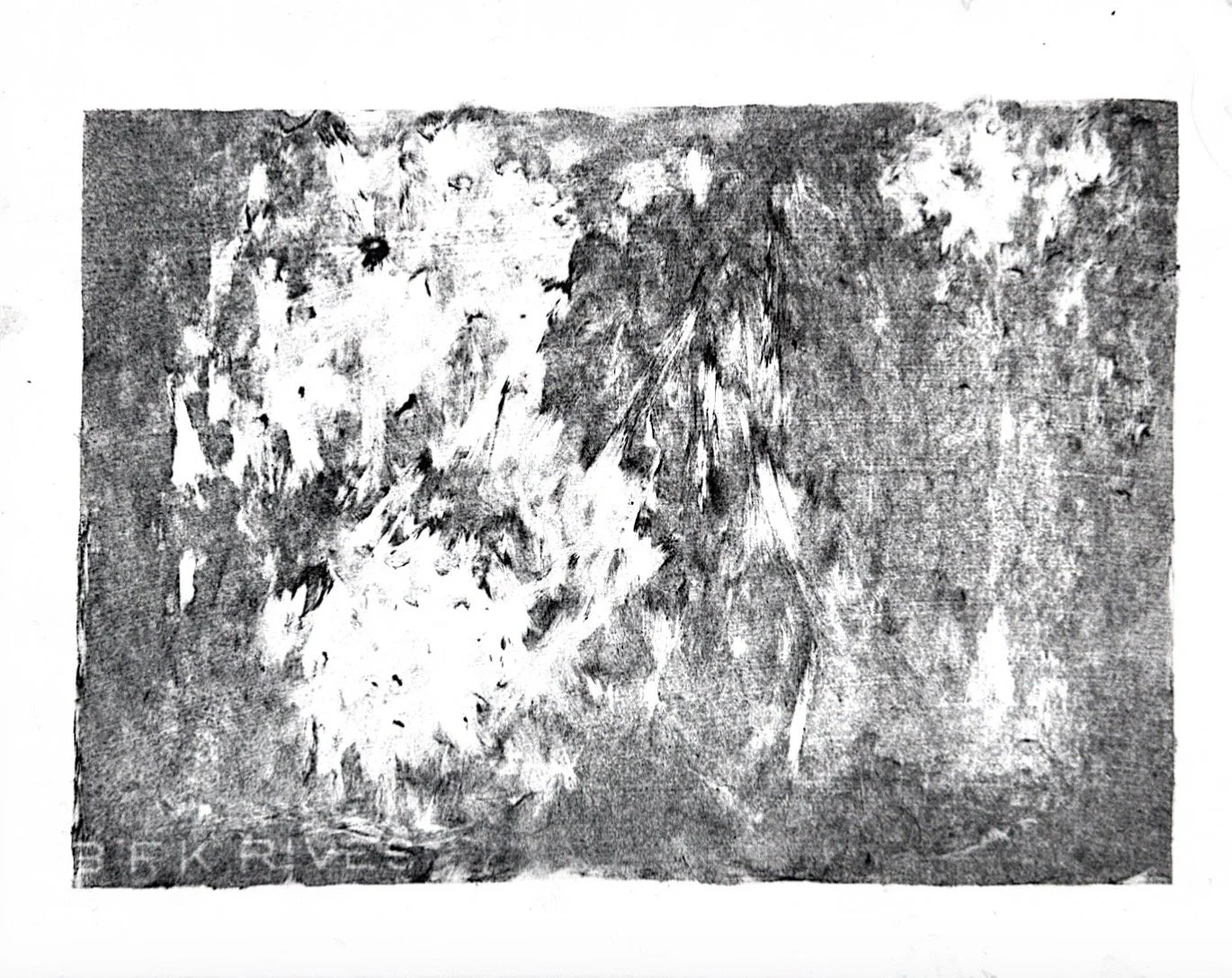 Autumn Wittebort, Uncovering a Landscape 2, lithography, 2025