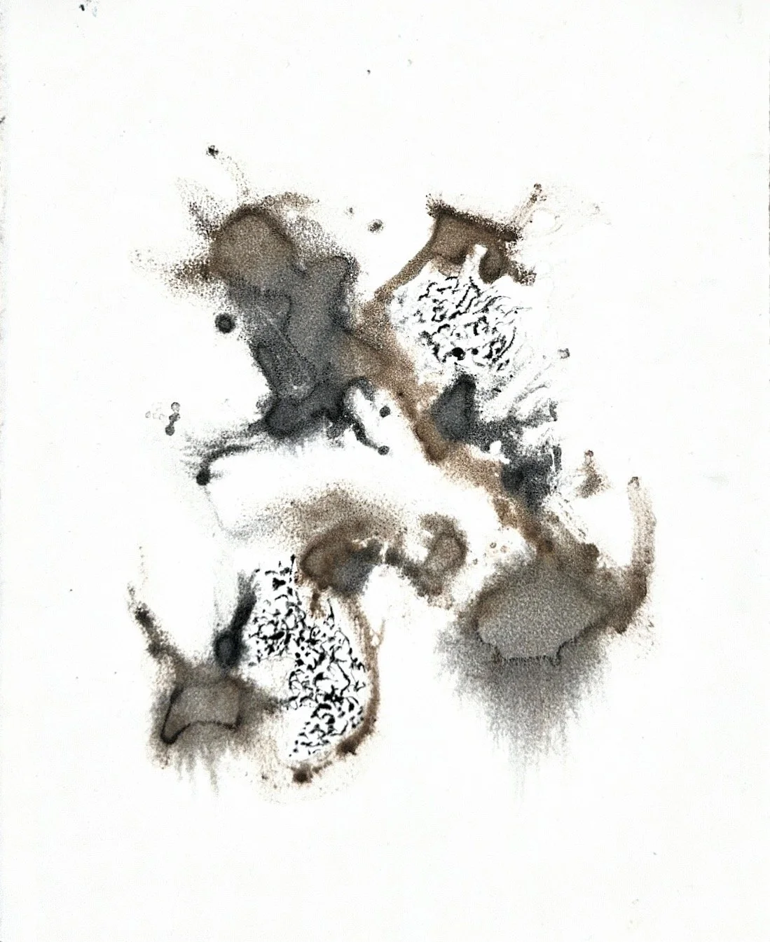 Autumn Wittebort, Untitled 1, watercolor monoprint, 2025