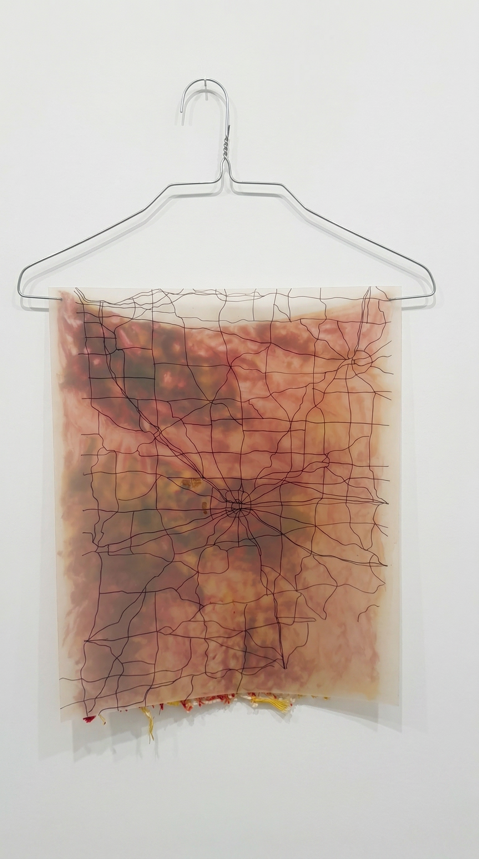 "Support" Systems (detail), mixed media, 2025