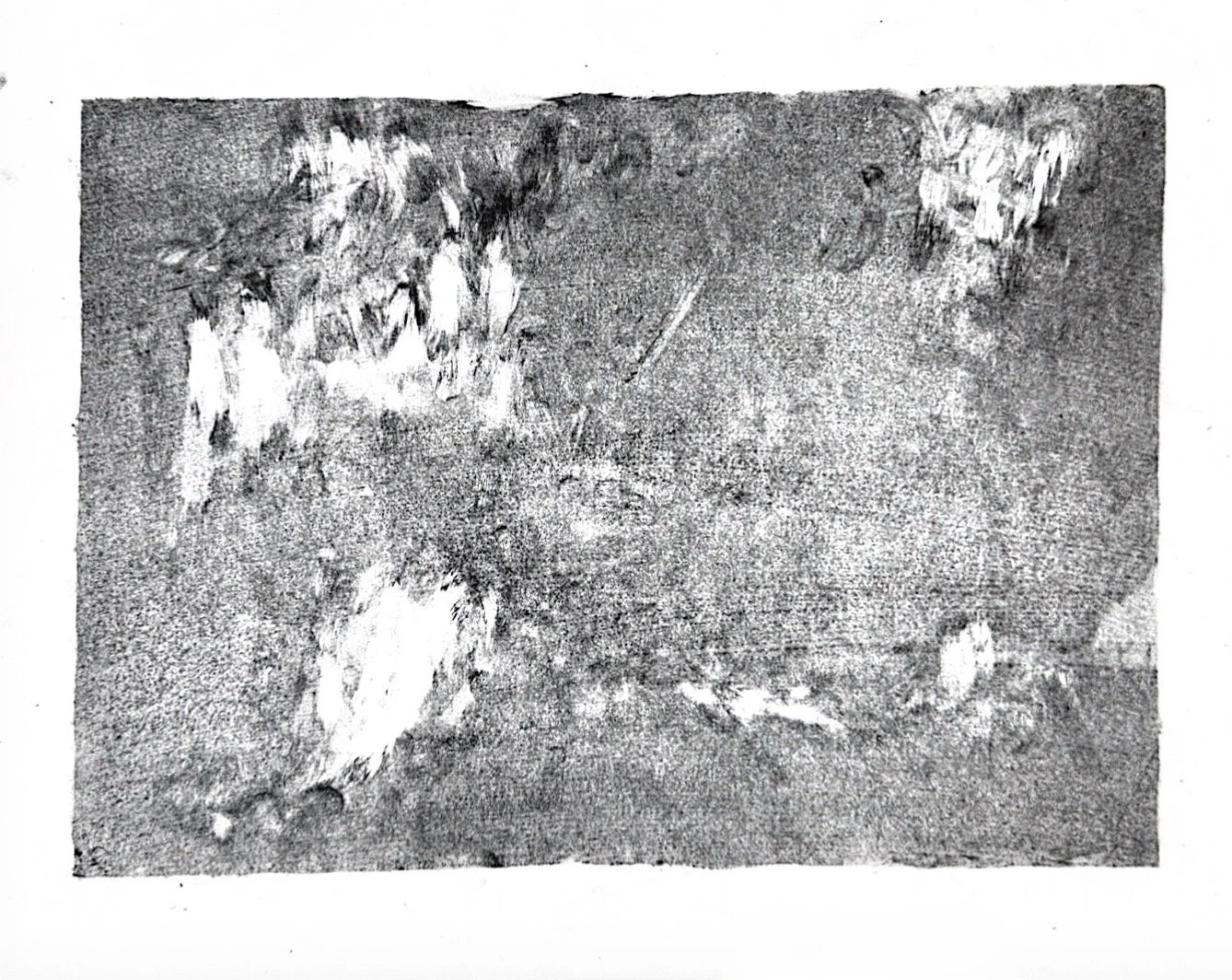 Autumn Wittebort, Uncovering a Landscape 6, lithography, 2025