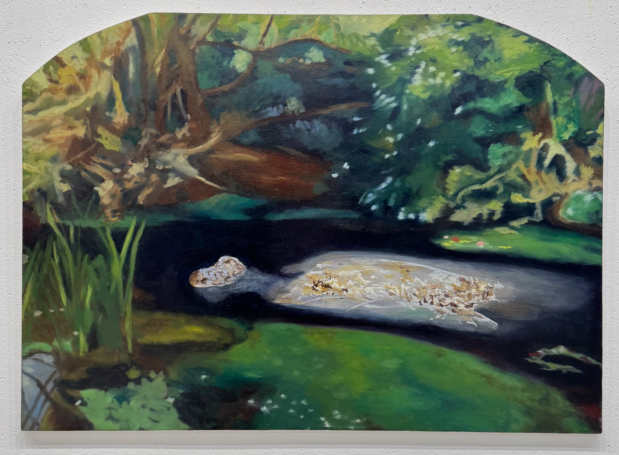 Autumn Wittebort, Beyond the Tub, oil on panel, 2025