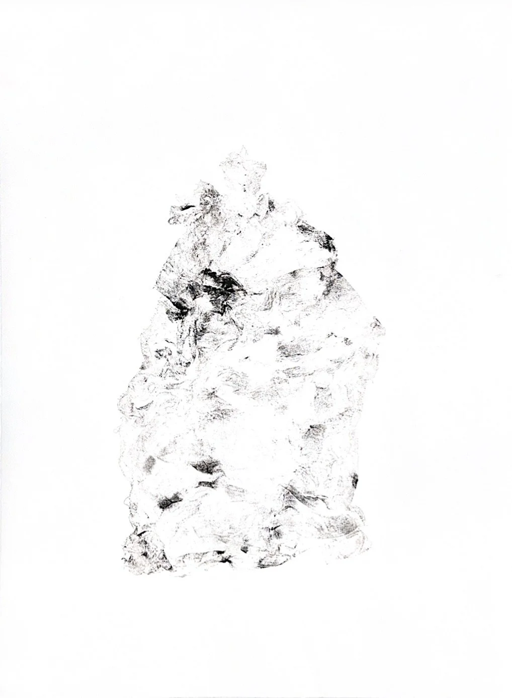 Autumn Wittebort, Cheese Touch 7, collagraph, 2025