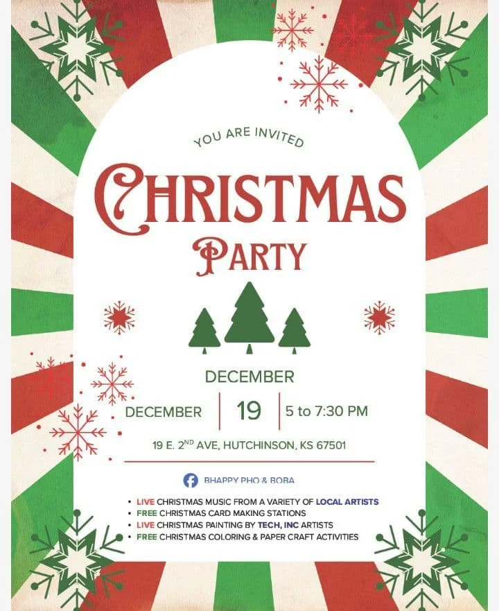 Christmas Party at Bhappy Pho & Boba