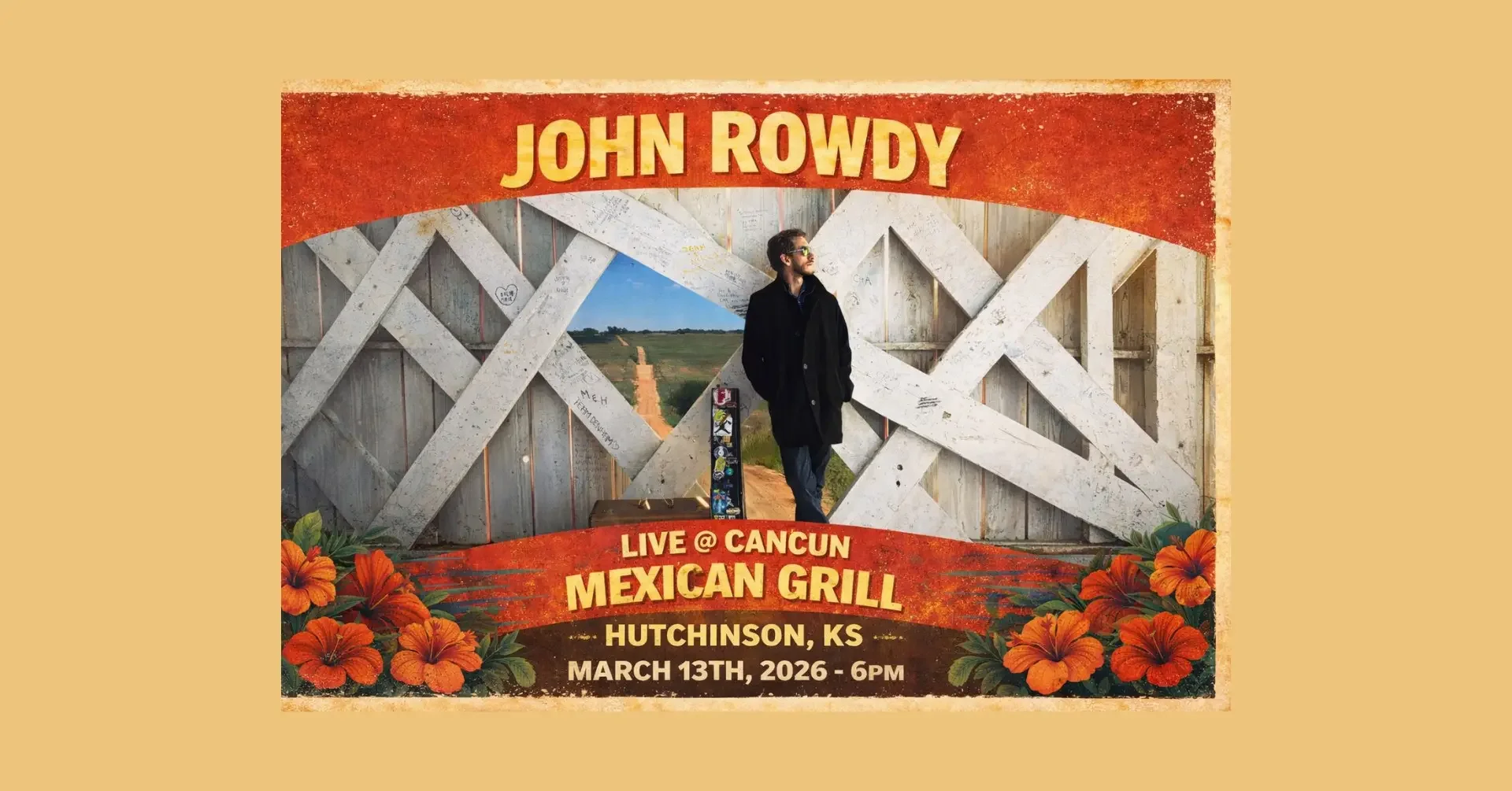 John Rowdy Live at Cancun Mexican Grill 