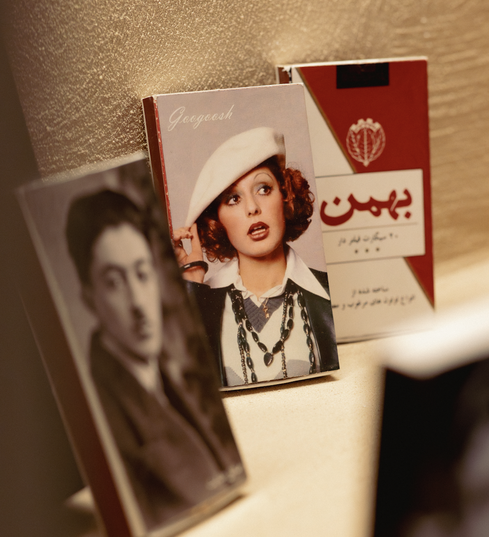 Memorabilia and details from Persia. Walk into Ember By Chelo and be transported back in time.