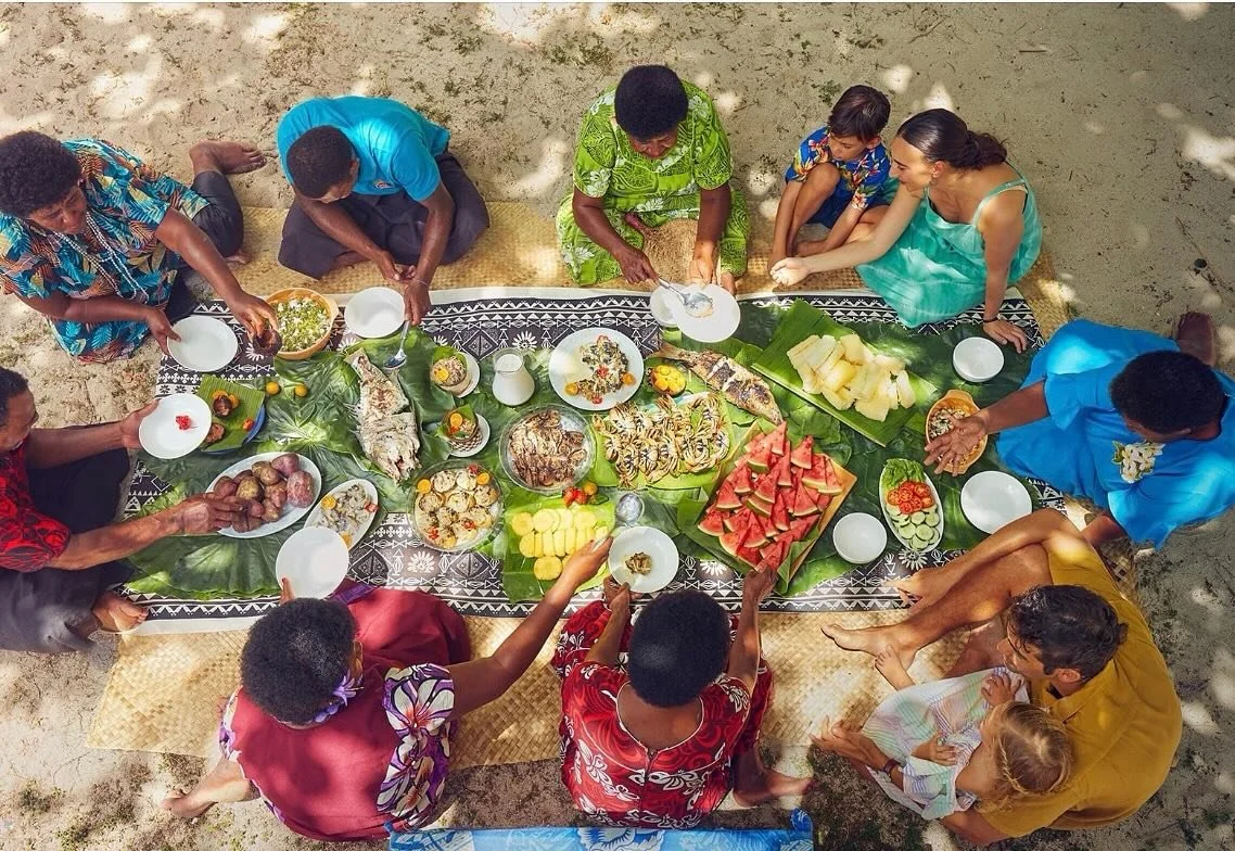 Anytime you walk past Fijians having a meal you will be greeted with &ldquo;mai, kana&rdquo; which means &ldquo;come, eat&rdquo;. Fijians will always share with you. #coconutgrovefiji #fiji #taveuni #tourism #holiday #vacation #island #islands #holid