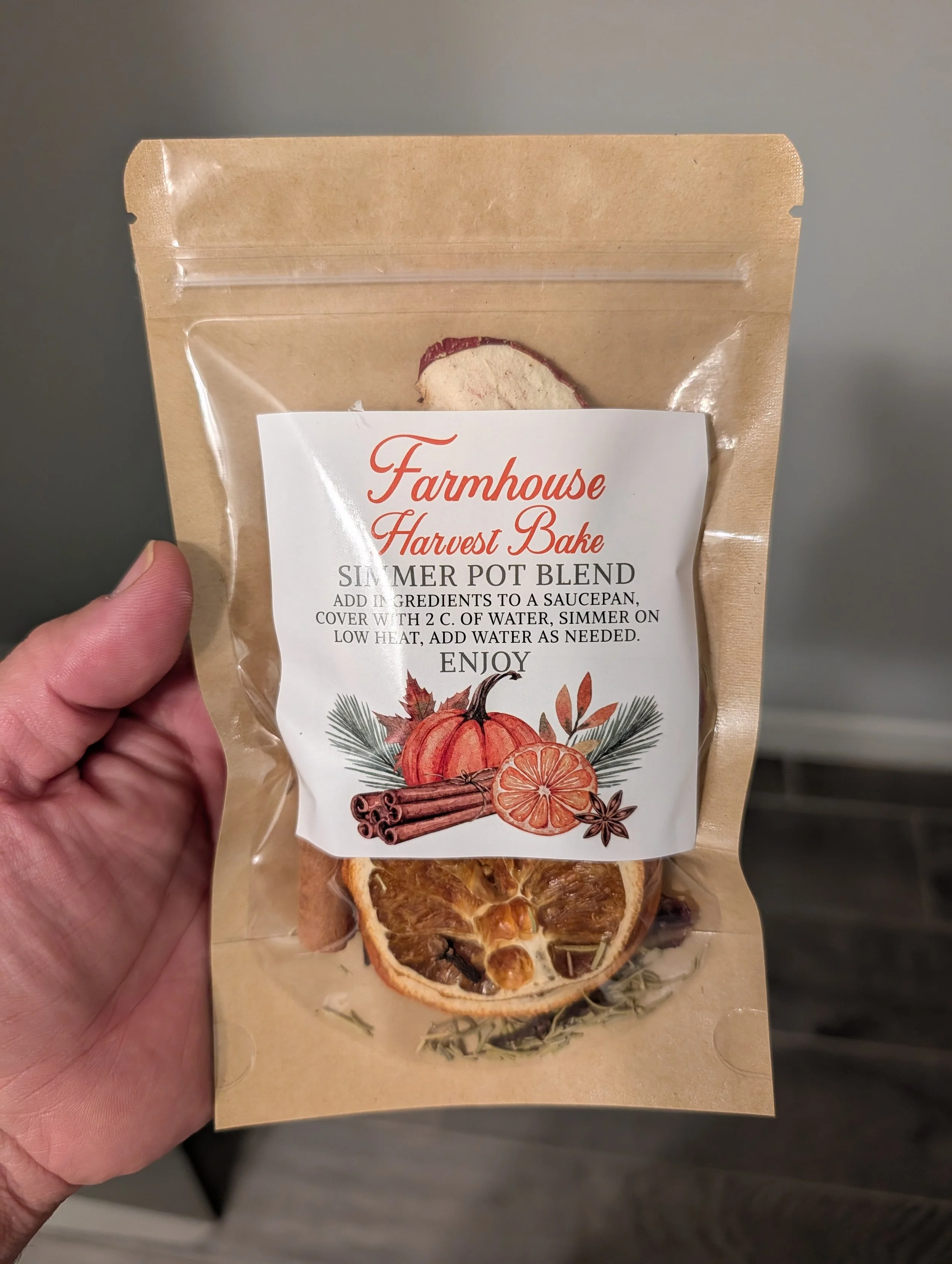Farmhouse Harvest Bake Simmer Pot Kit