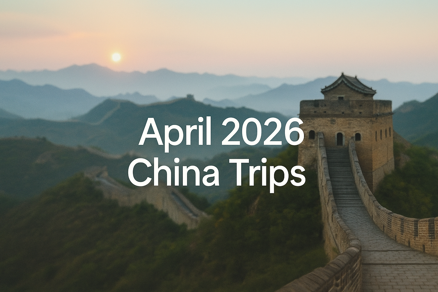 April 2026 China Trips — KY Educators & Students