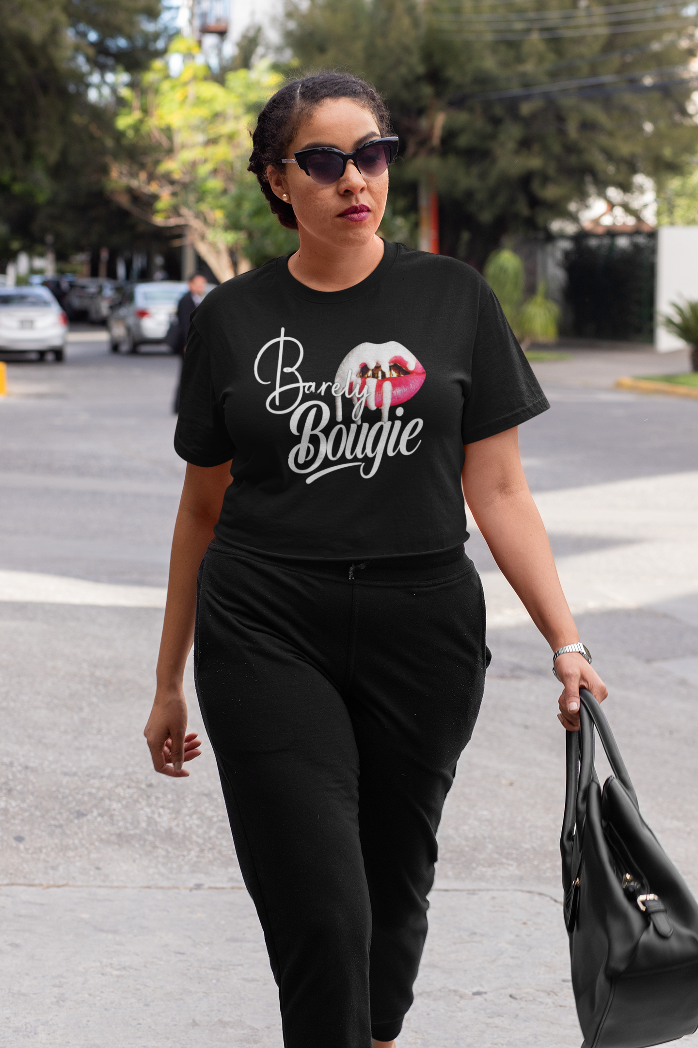 Barely Bougie - Large chest logo