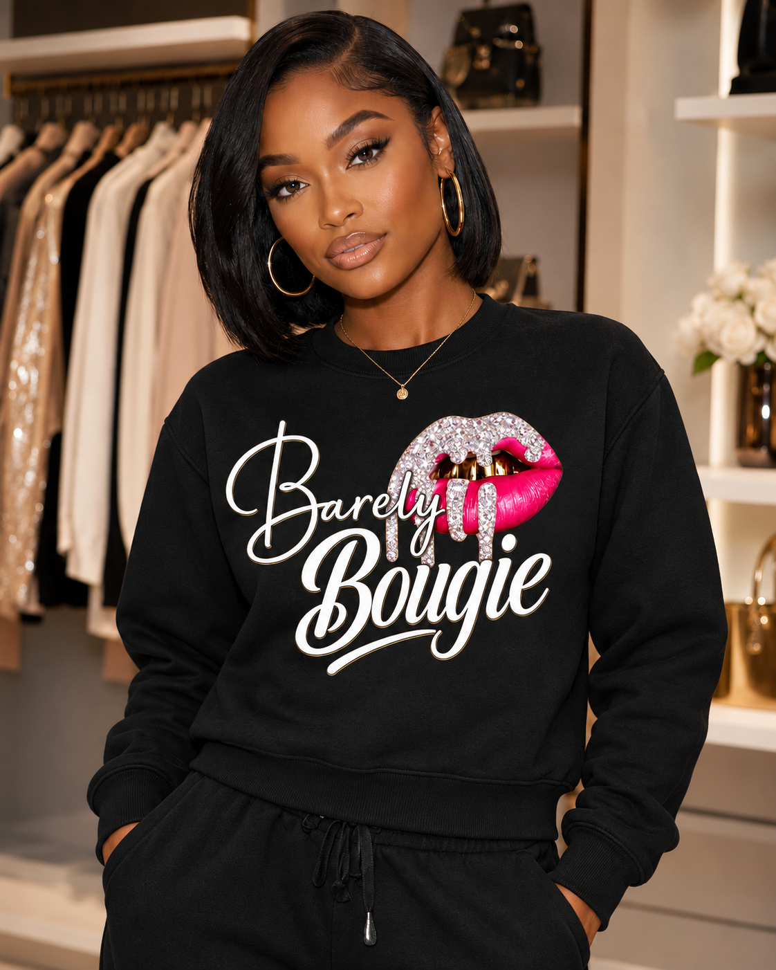 Barely Bougie Sweatshirt