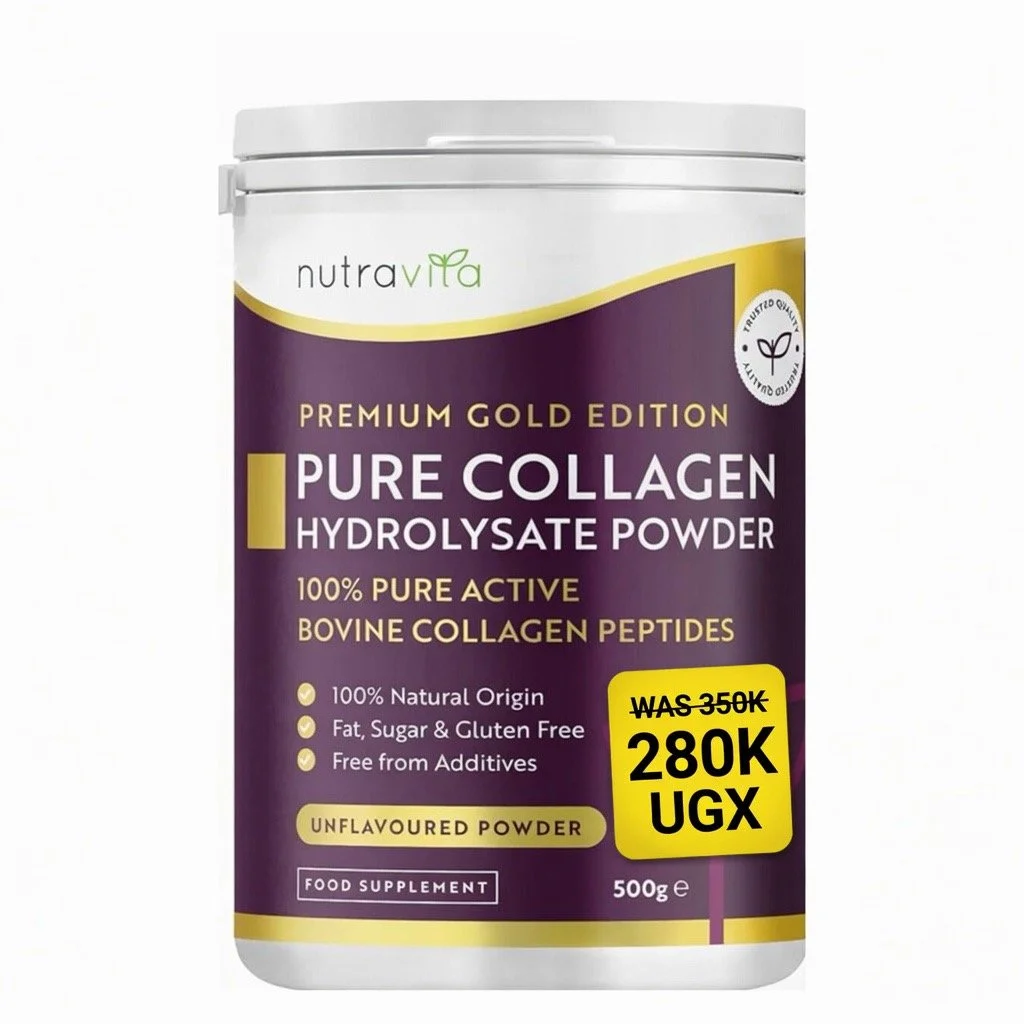 NUTRAVITA COLLAGEN POWDER 500G PREMIUM GOLD STANDARD BOVINE FOR SKIN, HAIR, NAILS & JOINT SUPPORT