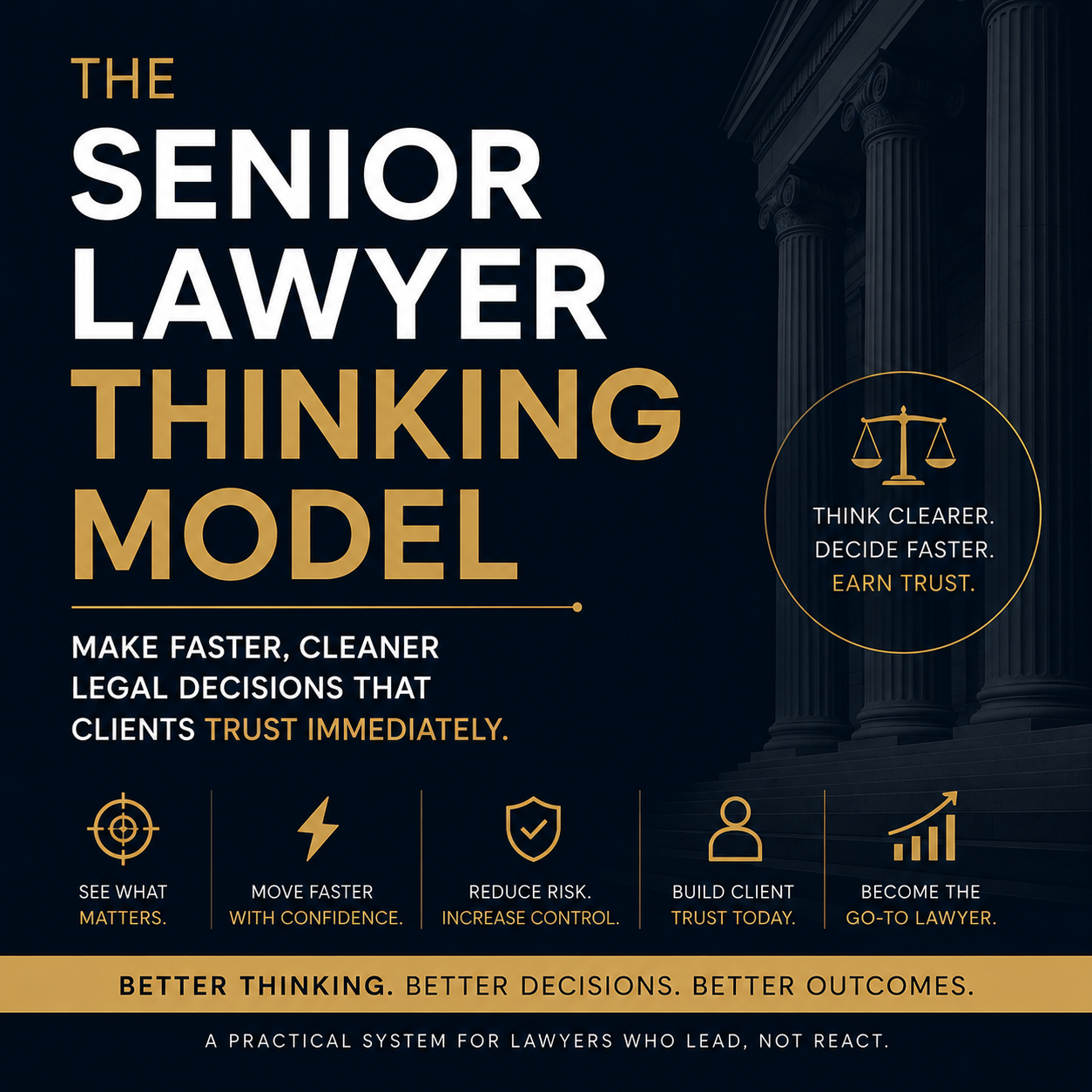 Think Faster. Lead Stronger. Earn Client Trust Instantly.